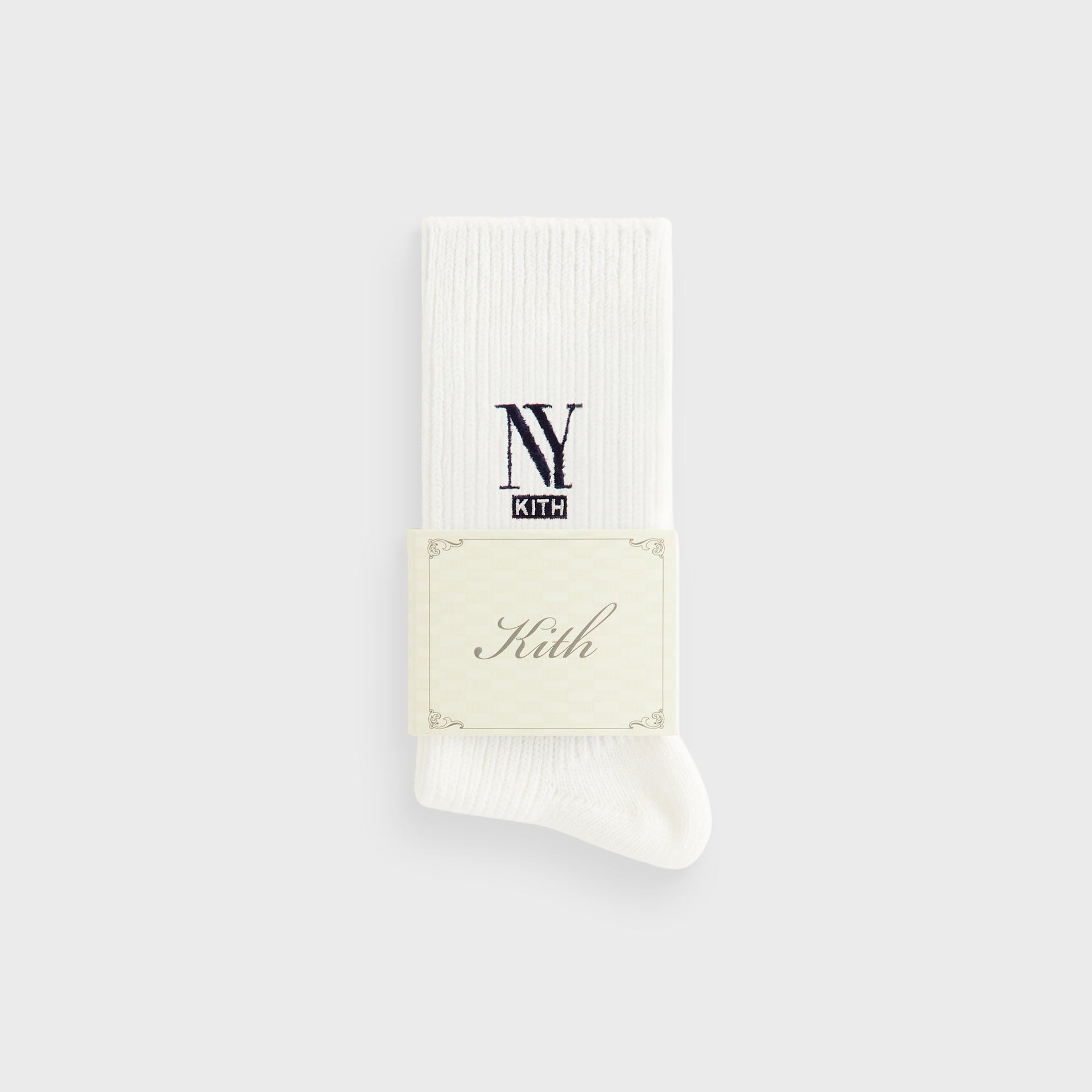 Kith NY Cotton Slouchy Crew Socks - Silk
