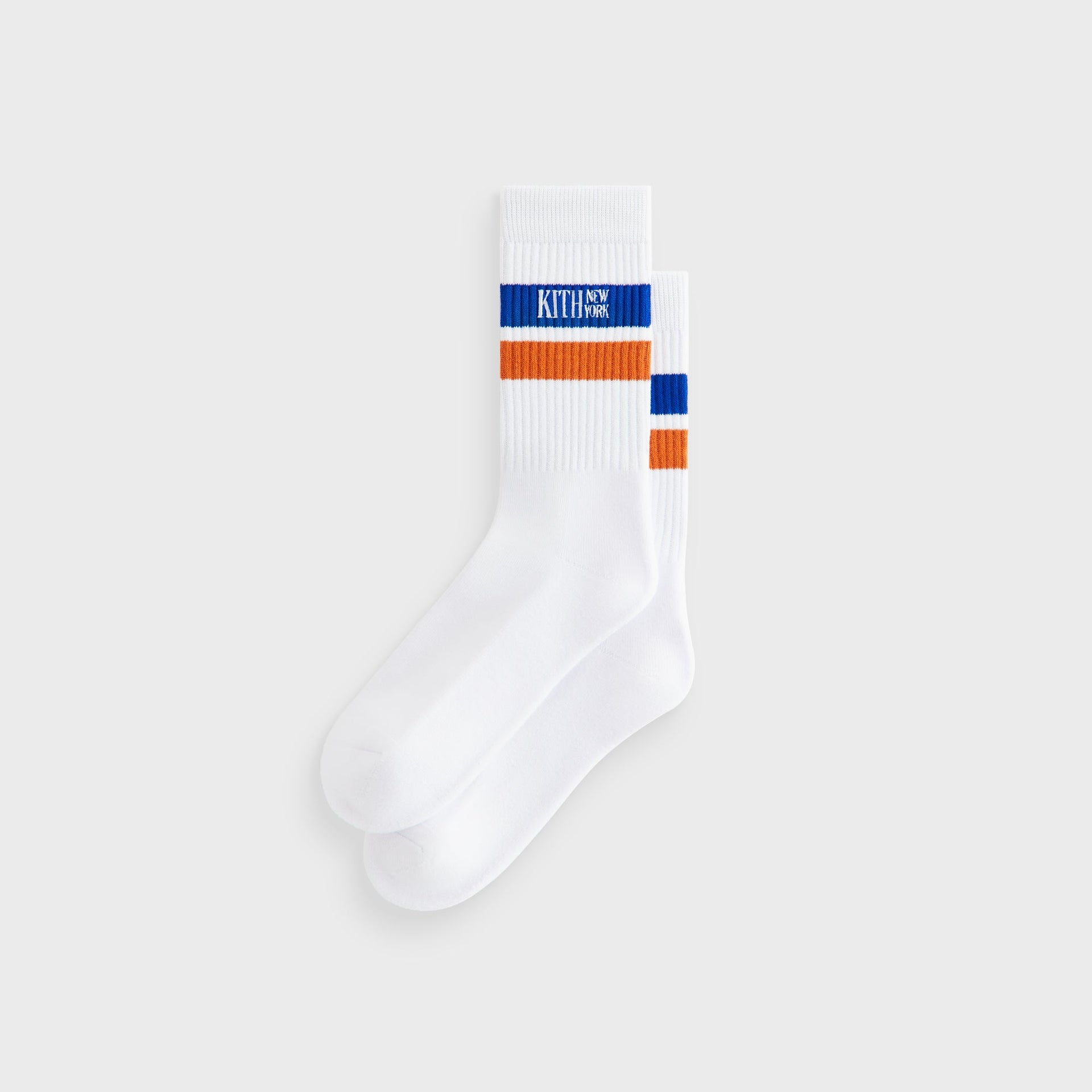 Kith Calf Stripe Socks - White
