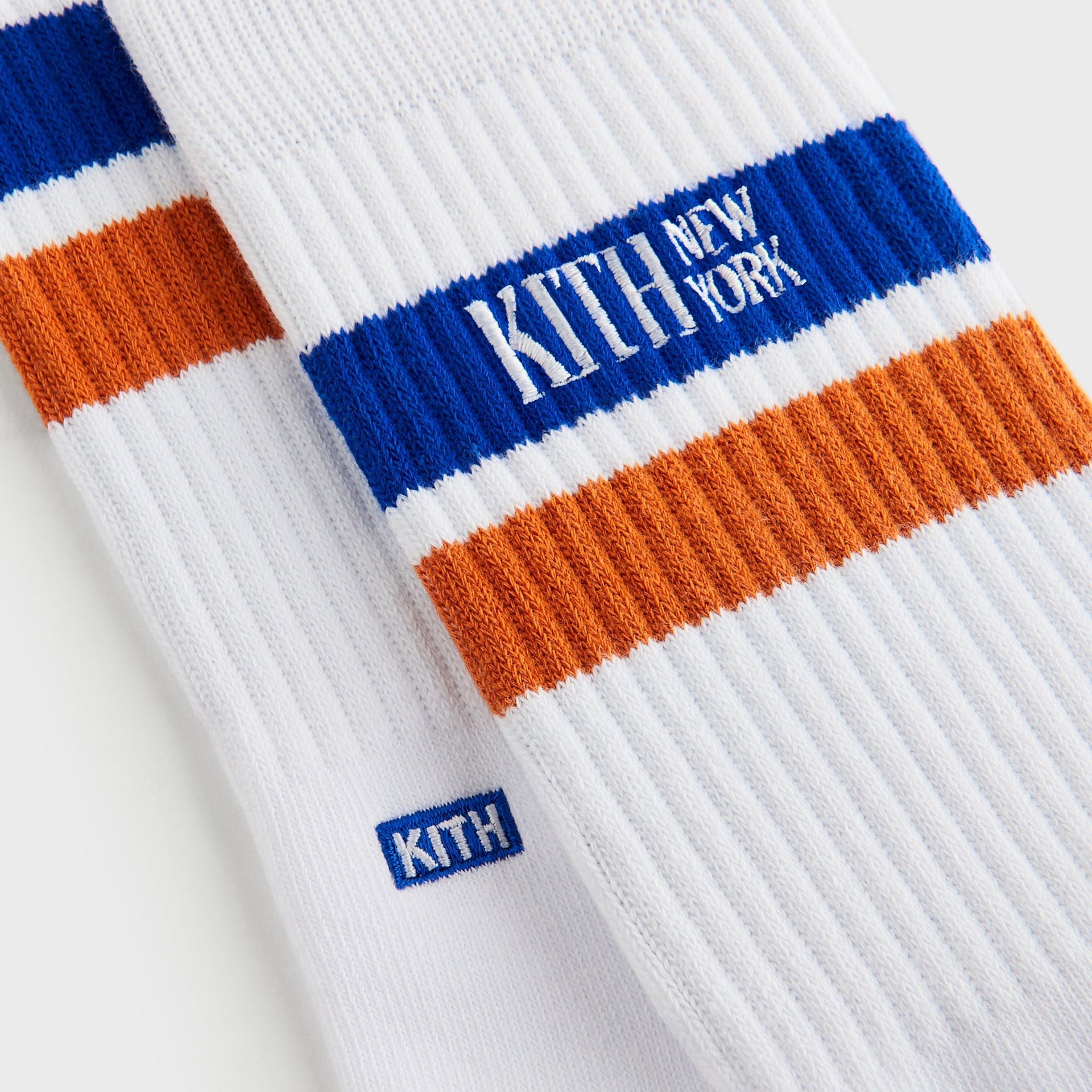 Kith Calf Stripe Socks - White - PH
