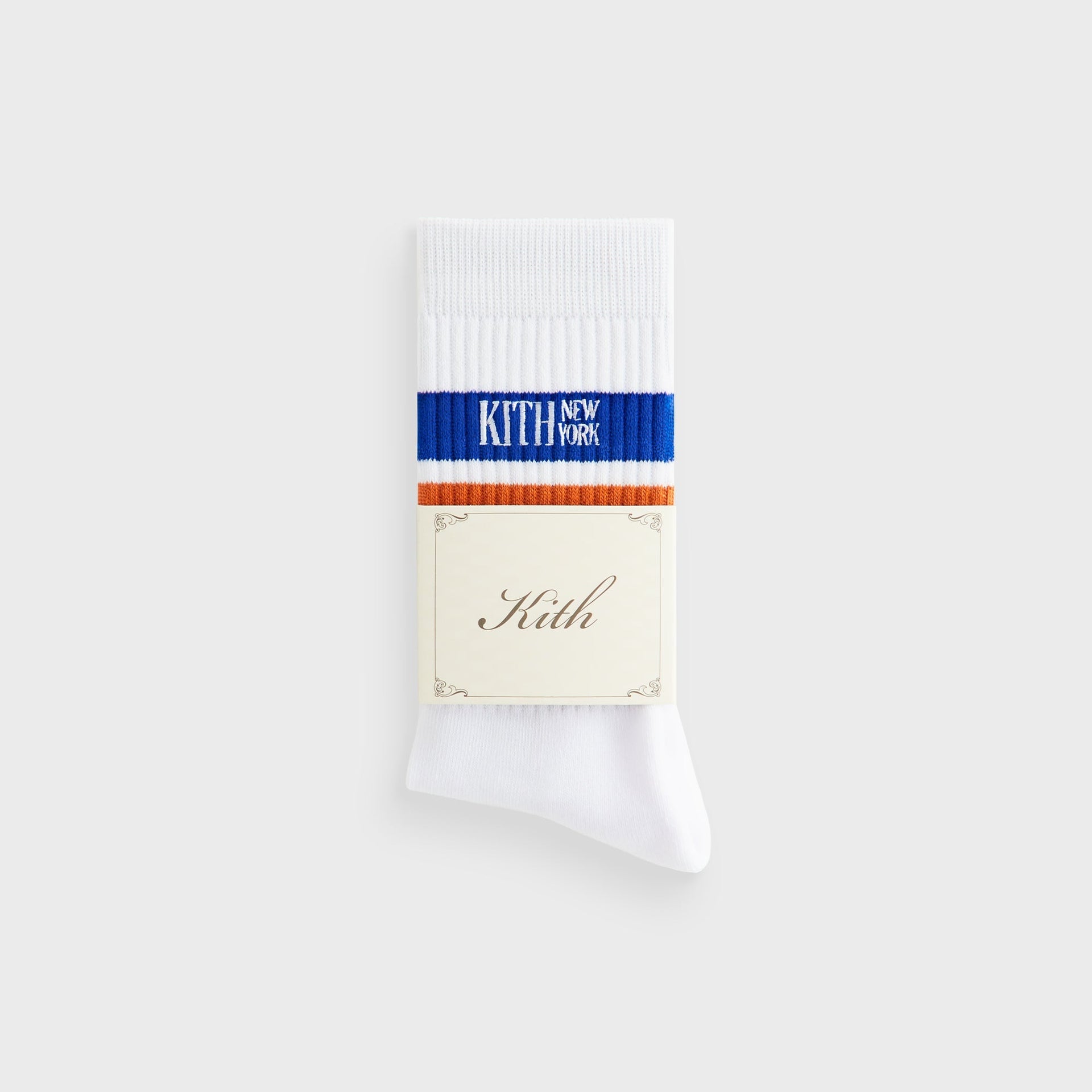 Kith Calf Stripe Socks - White - PH