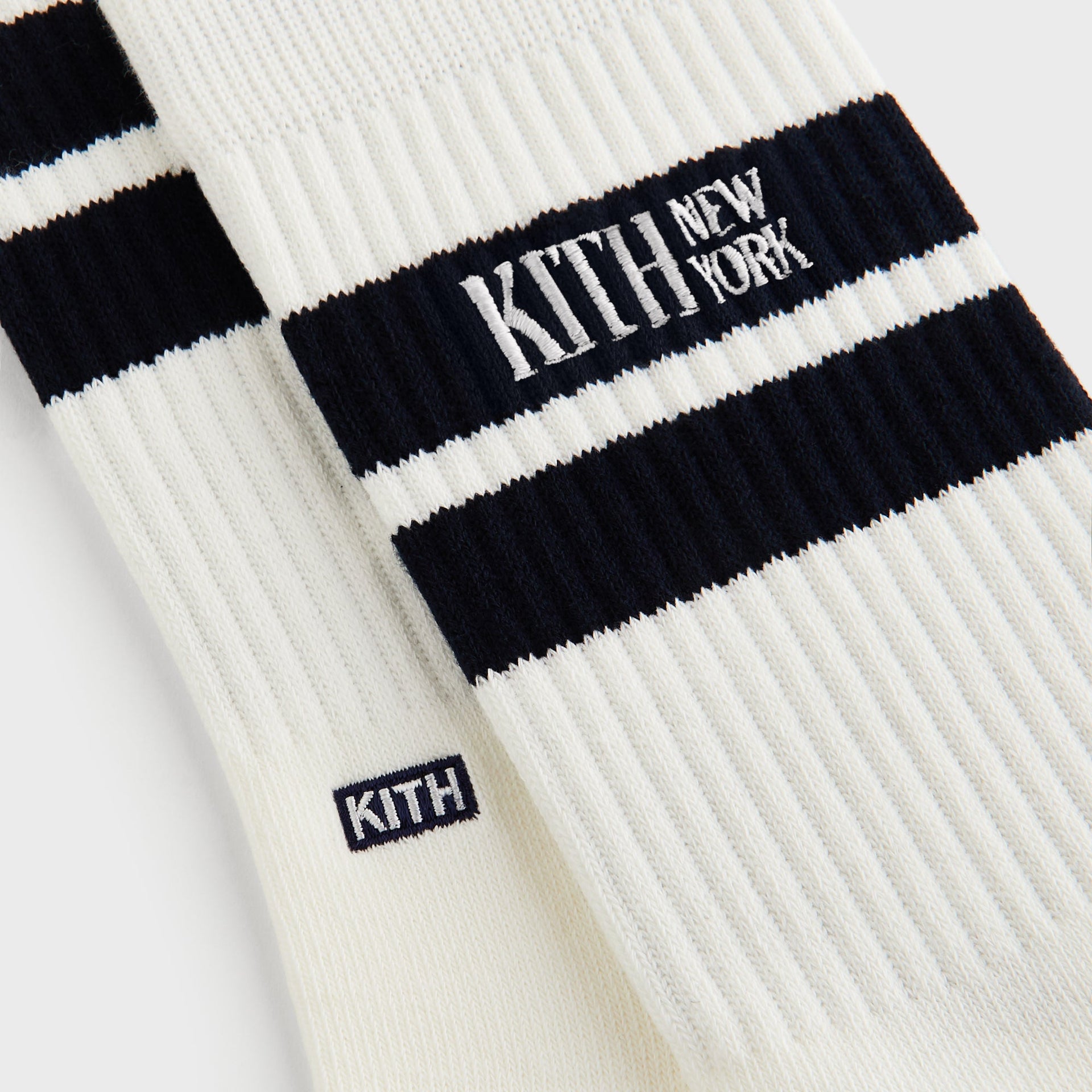 Kith Calf Stripe Socks - Silk