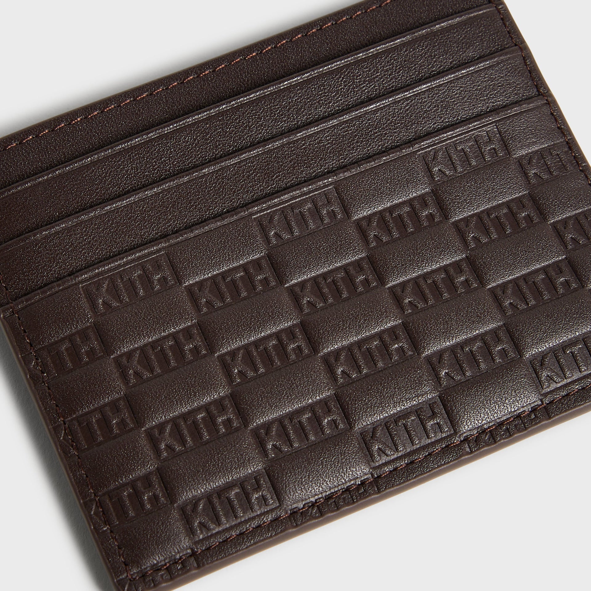 Kith Monogram Leather Card Holder - Zoom