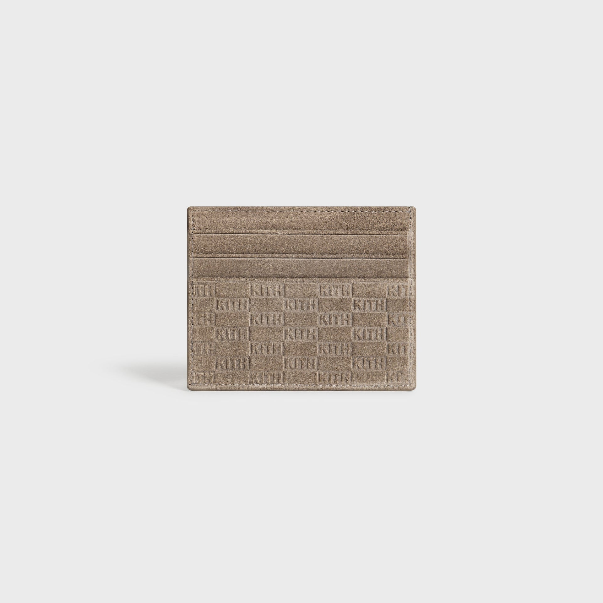 Kith Monogram Suede Cardholder - Java