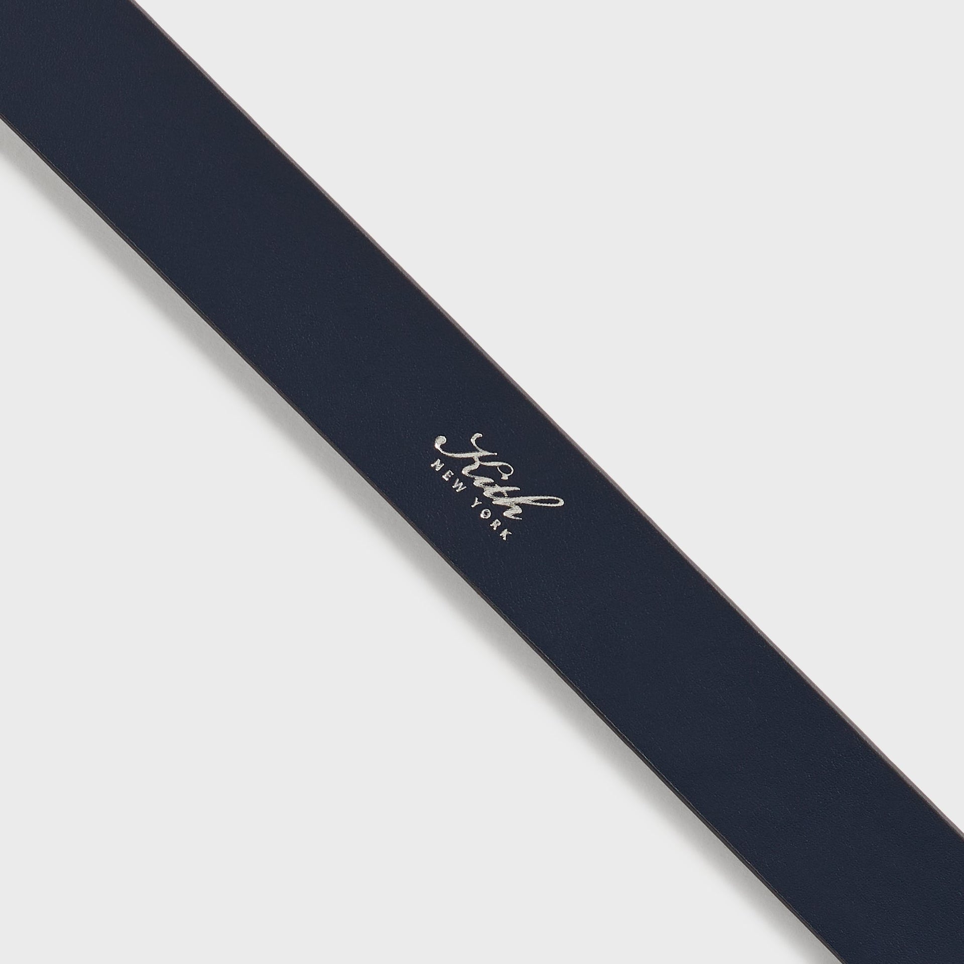 Kith Monogram Tumbled Leather Belt - Ink - PH