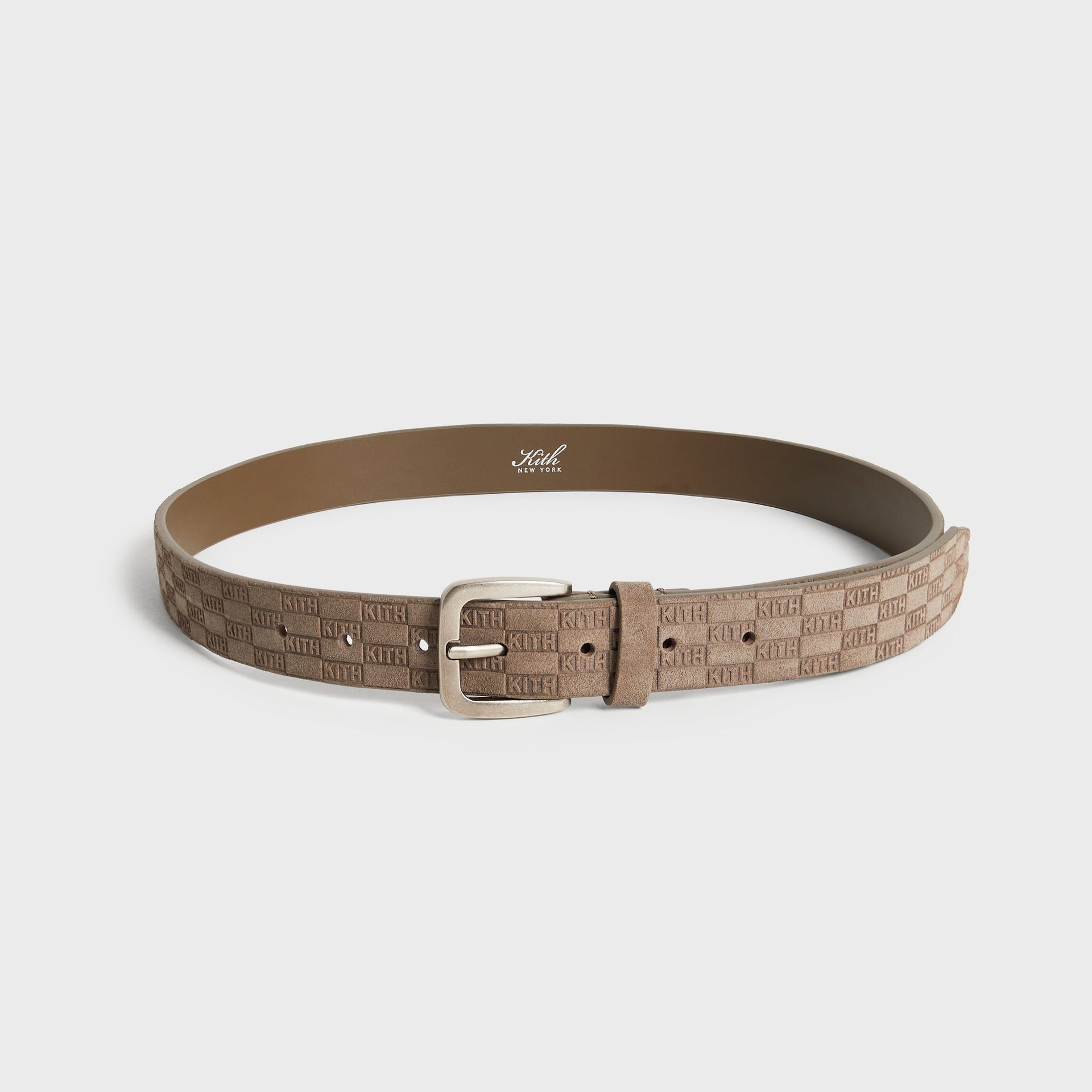 Kith Monogram Suede Belt - Java