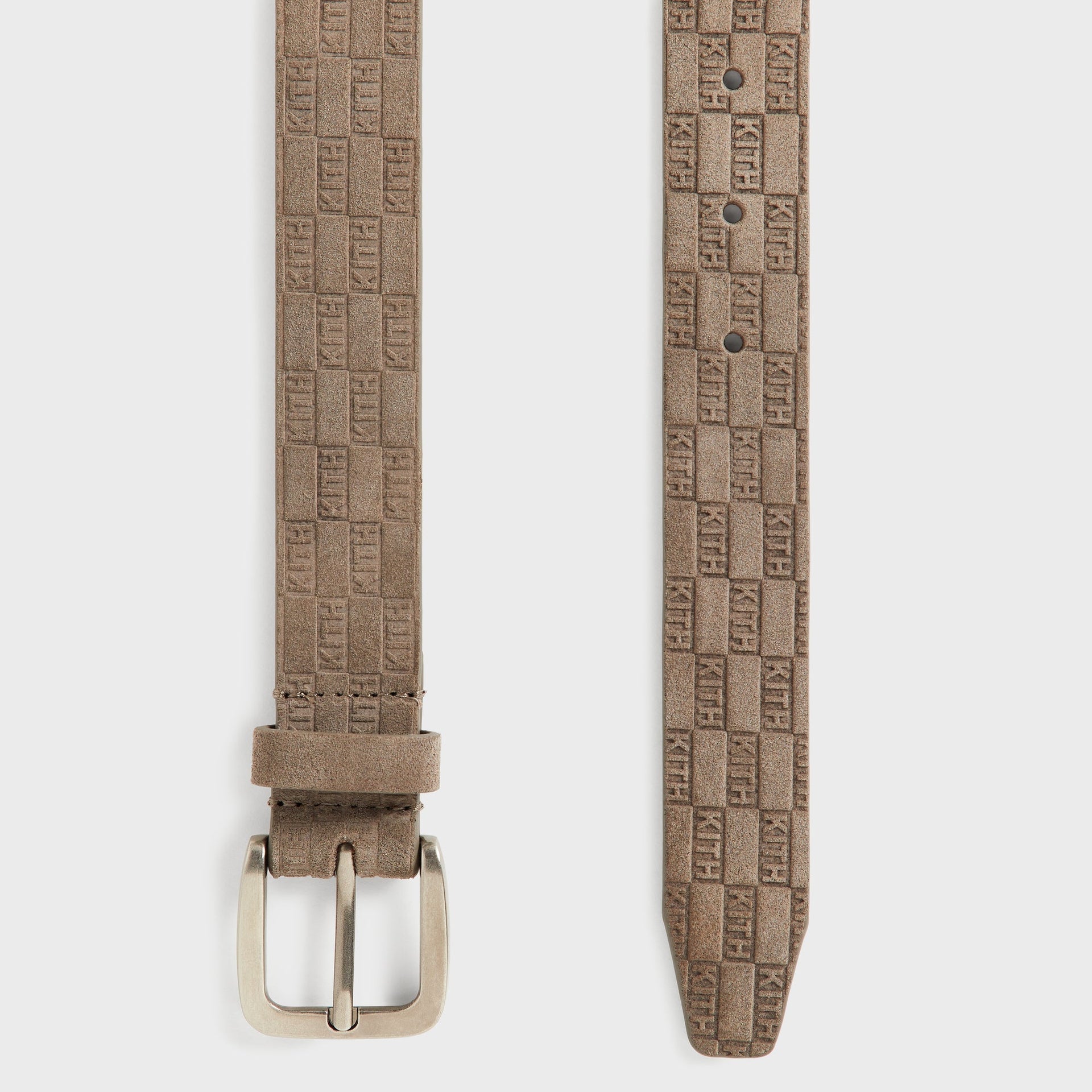 Kith Monogram Suede Belt - Java - PH