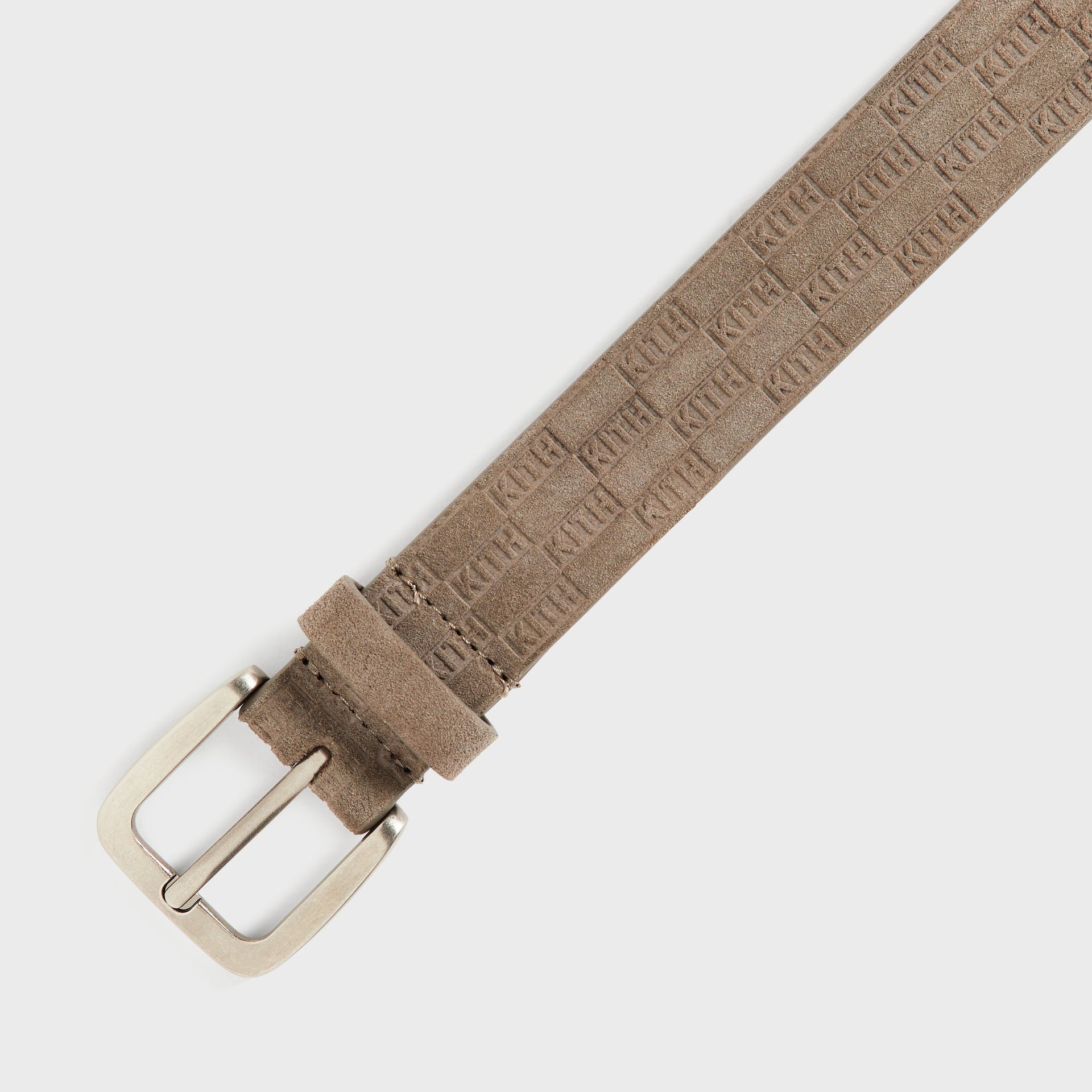 Kith Monogram Suede Belt - Java