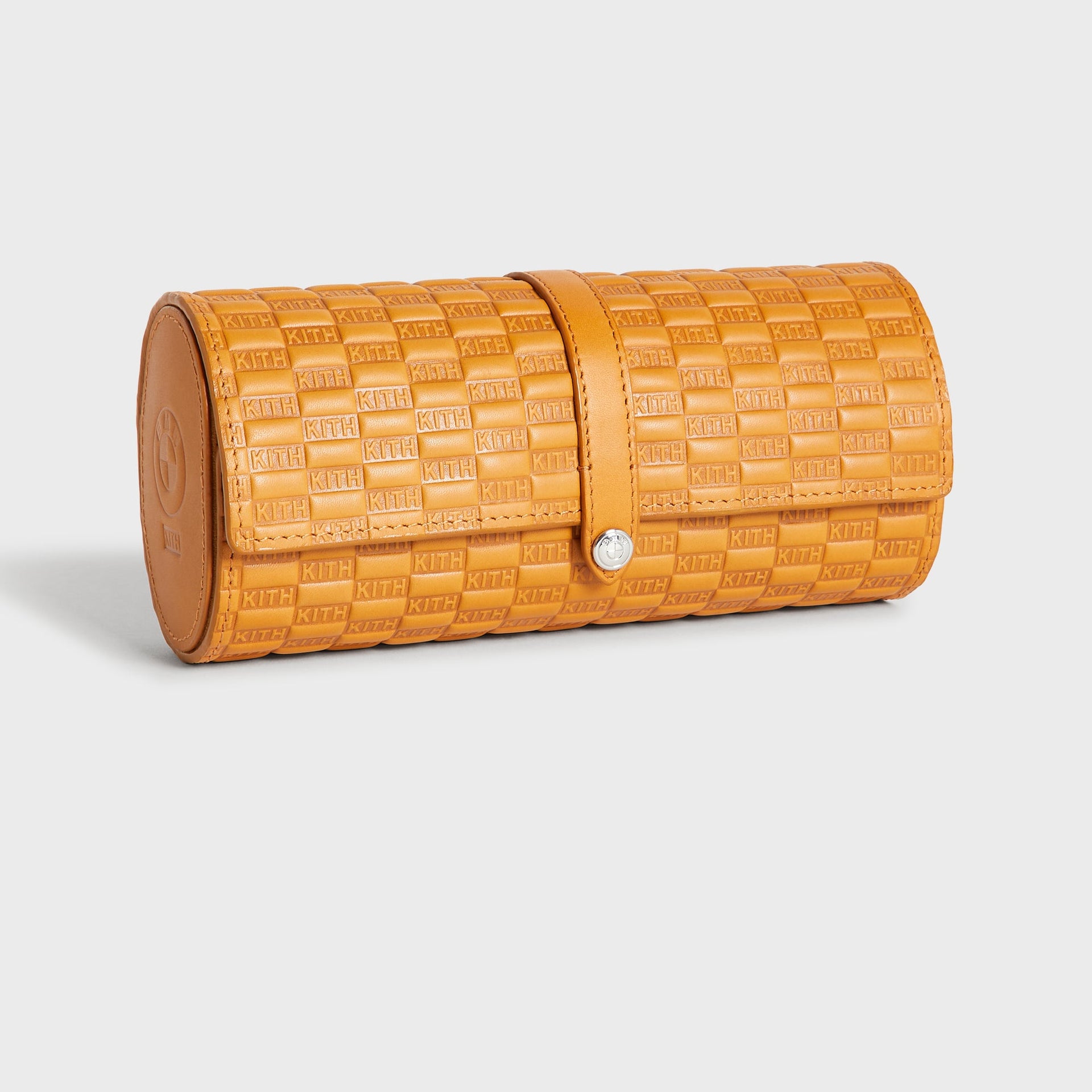 Kith for BMW Leather 3-Watch Roll - Camel
