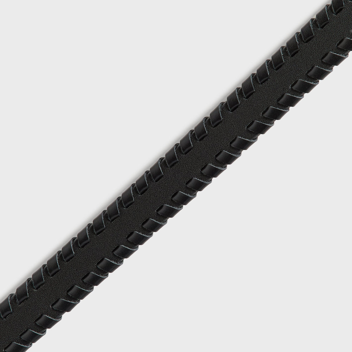Kith Braided Edge Belt - Black