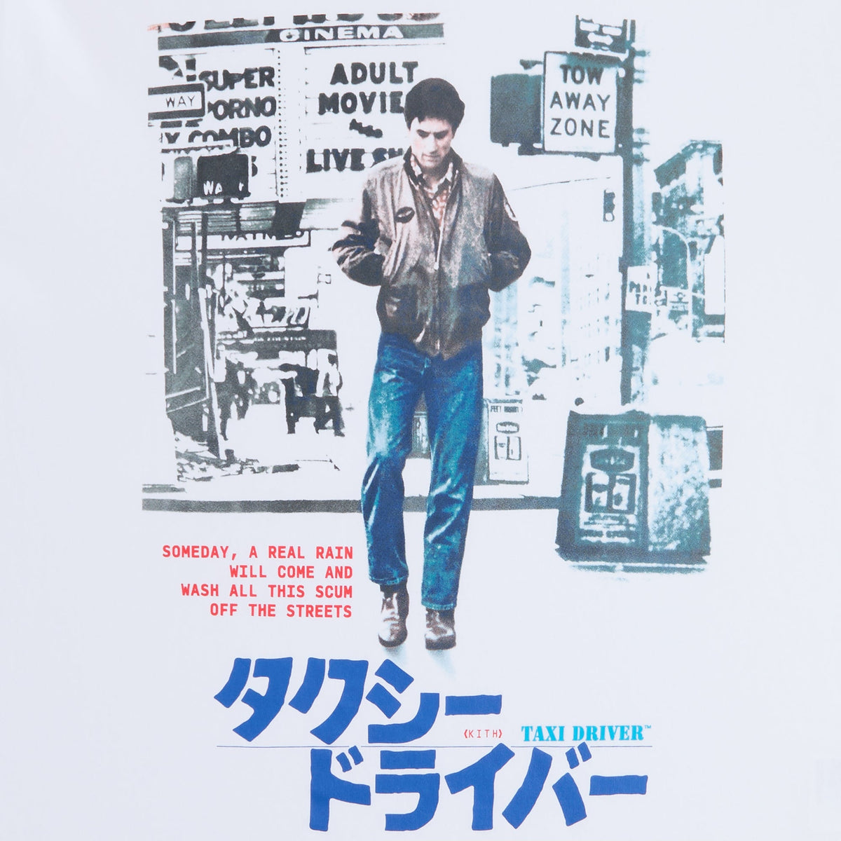 Kith for Taxi Driver Japanese Poster Standard Tee - White – Kith Japan