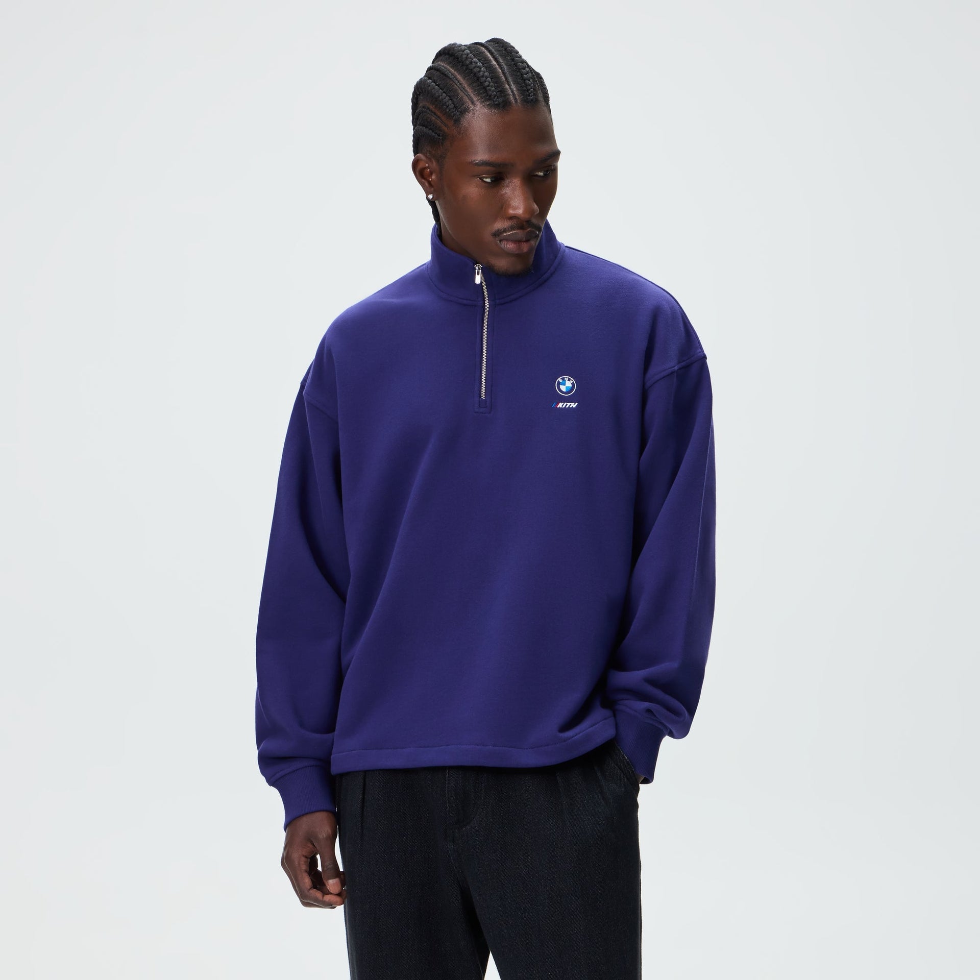 Kith for BMW Nelson Quarter Zip - Techno Violet - PH