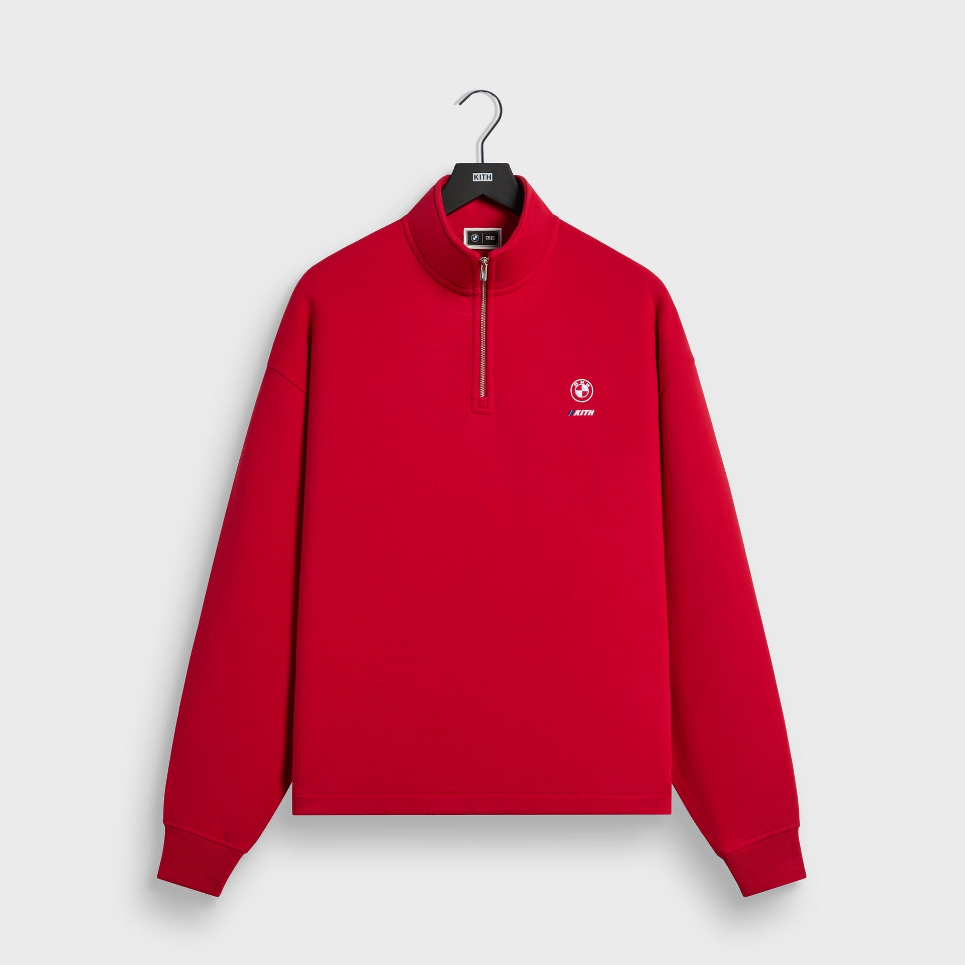 Kith for BMW Nelson Quarter Zip - Cinnabar