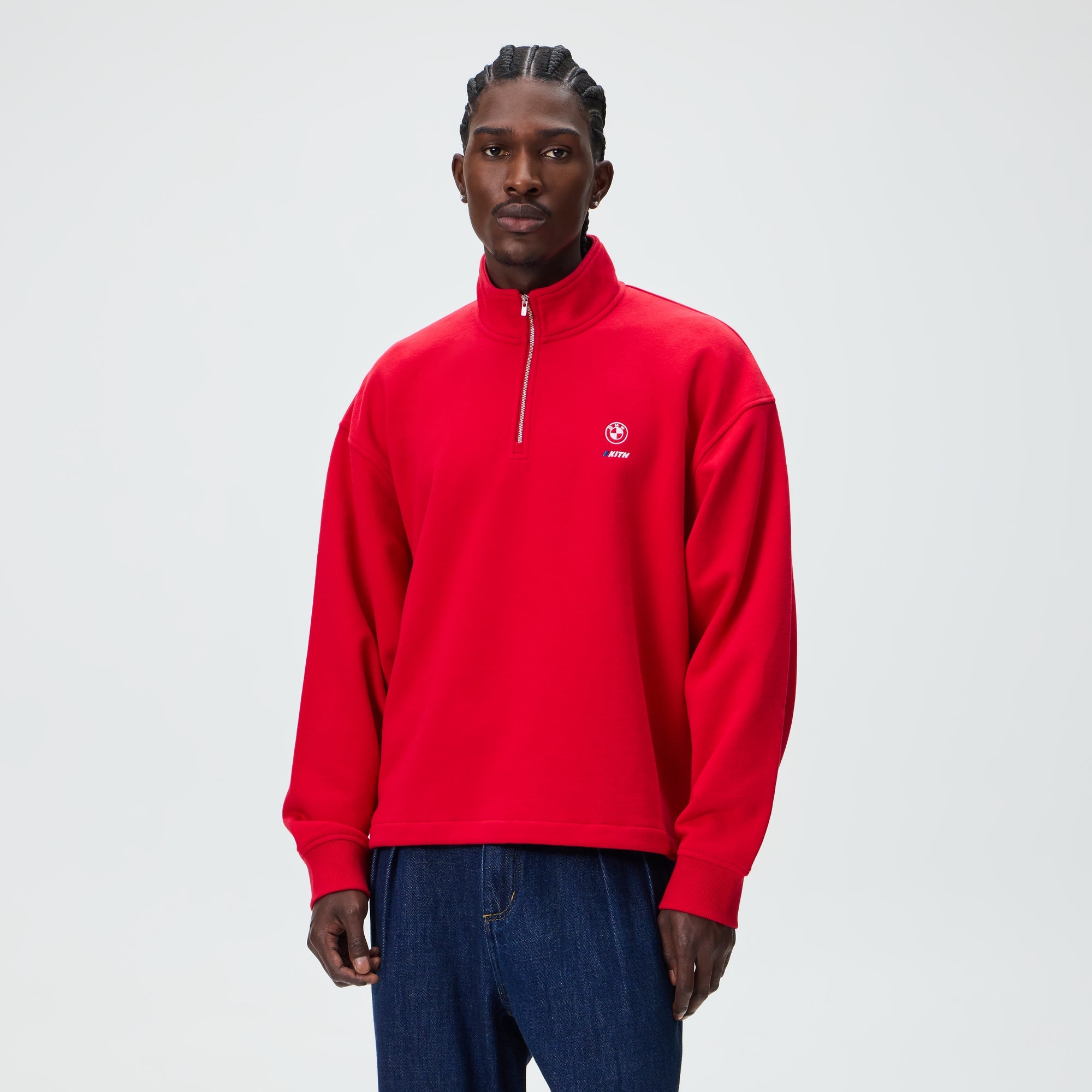 Kith for BMW Nelson Quarter Zip - Cinnabar – Kith Japan