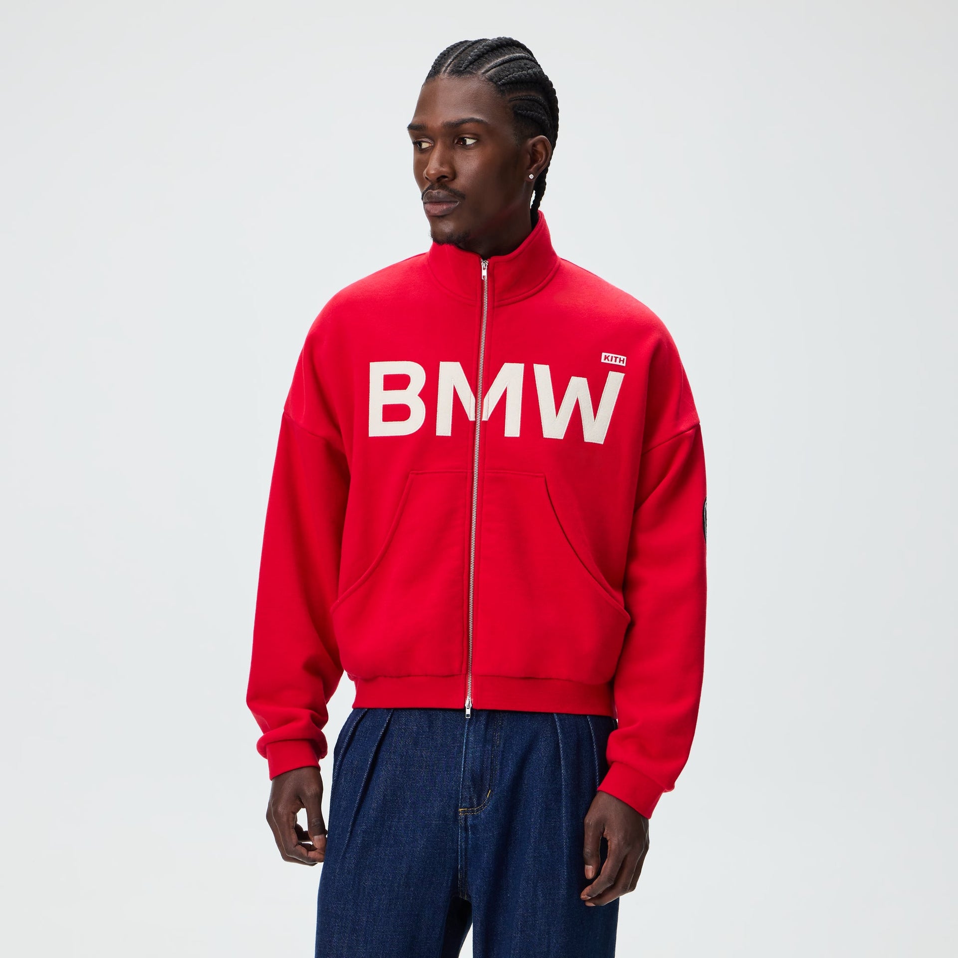 Kith for BMW Braxton Track Zip - Cinnabar