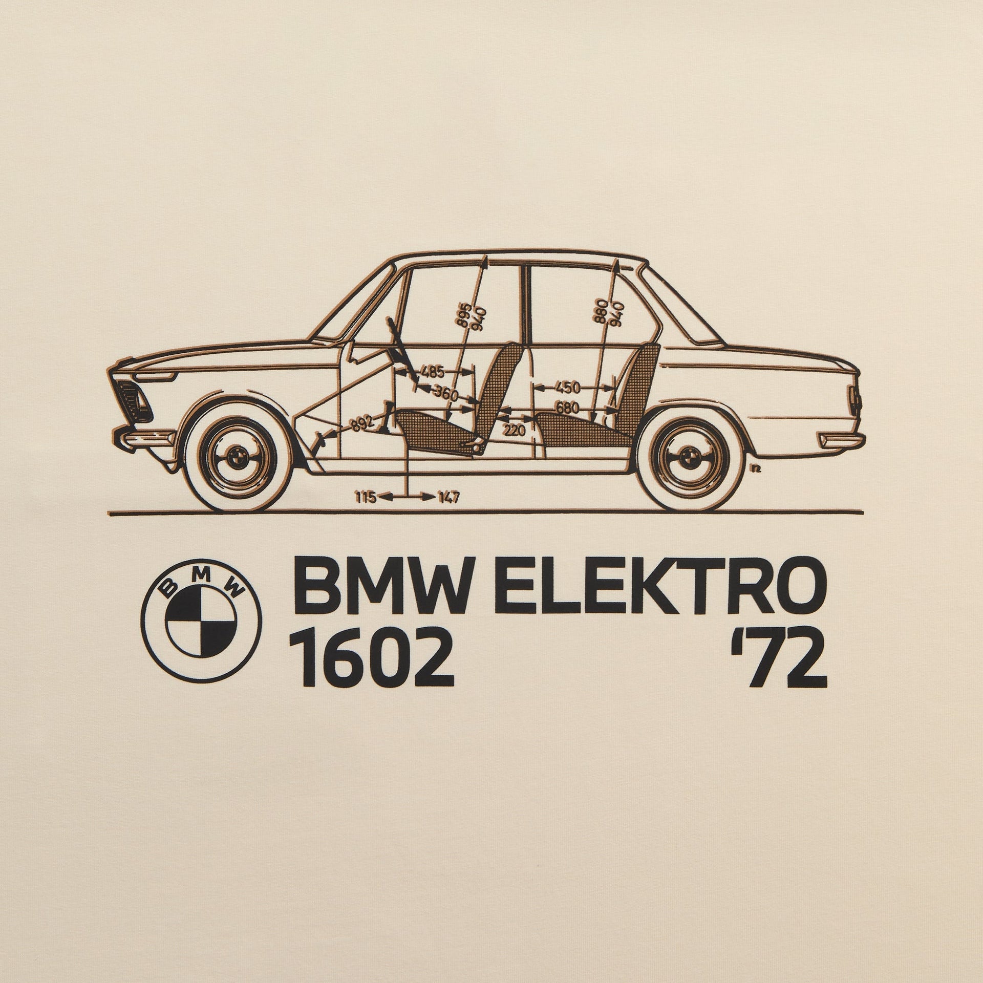 Kith for BMW 1602 Schematic Pocket Tee - Sandrift - PH