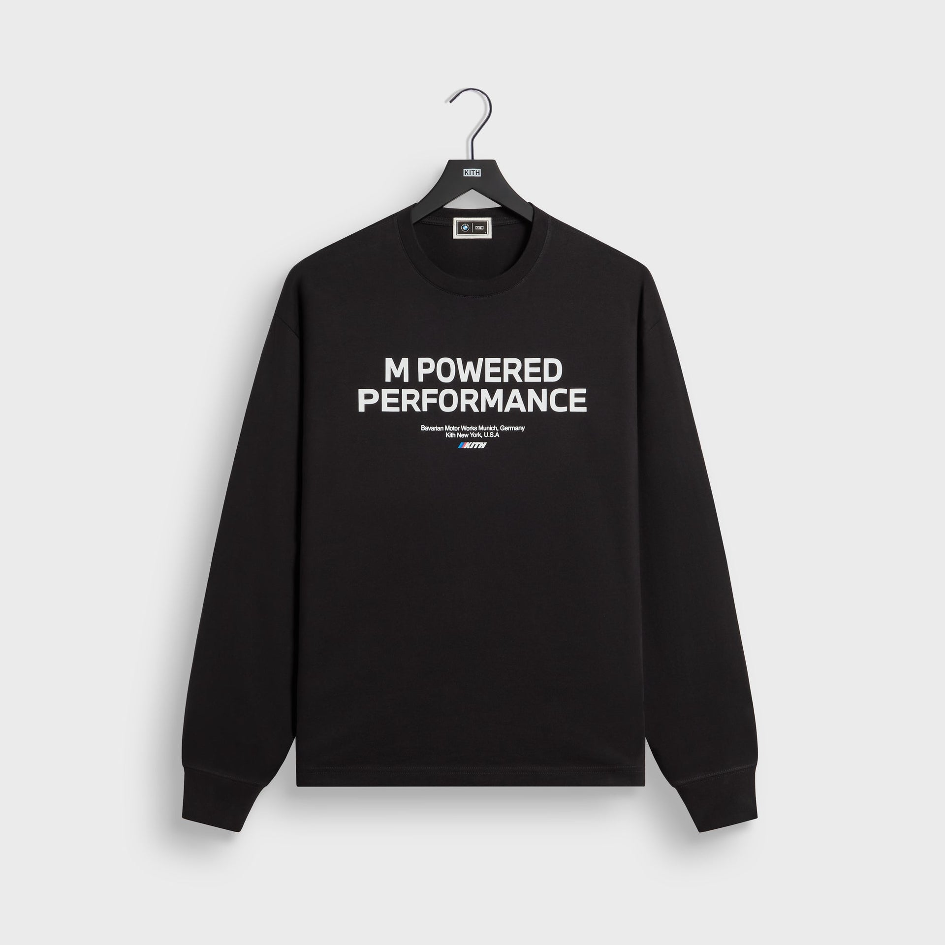 Kith for BMW M Quote Long Sleeve Tee - Black - PH