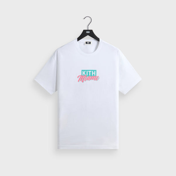 Kith Miami Classic Logo Tee - White – Kith Japan