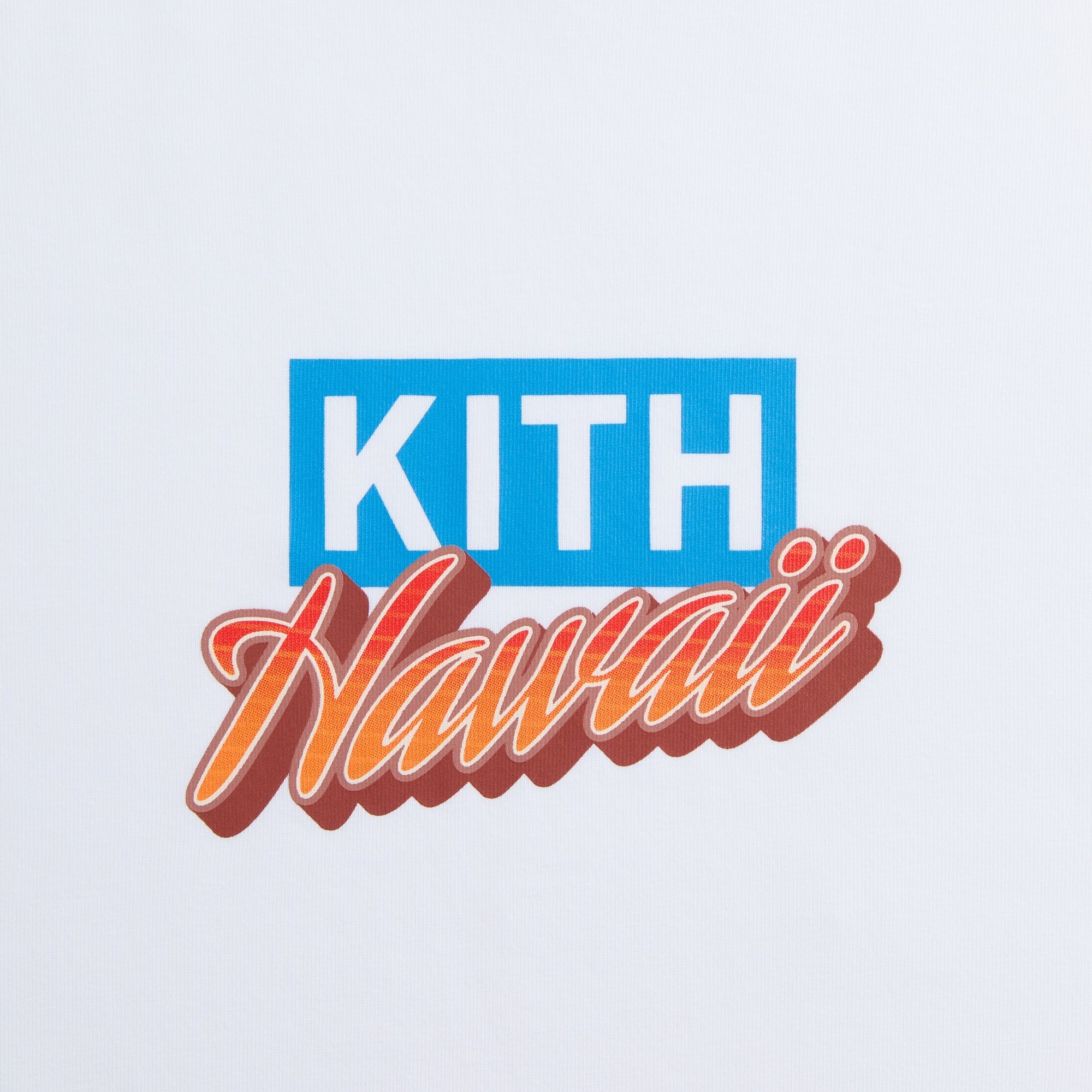 Kith Hawaii Classic Logo Tee - White - PH – Kith Japan