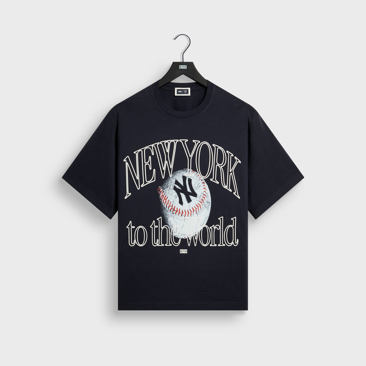 Kith for the New York Yankees New York to the World Vintage Alex Tee - Nocturnal