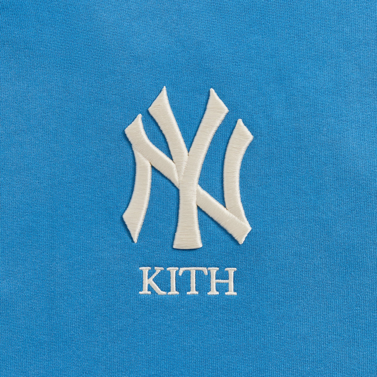 Kith for the New York Yankees Vintage Nelson Quarter Zip - Skylight