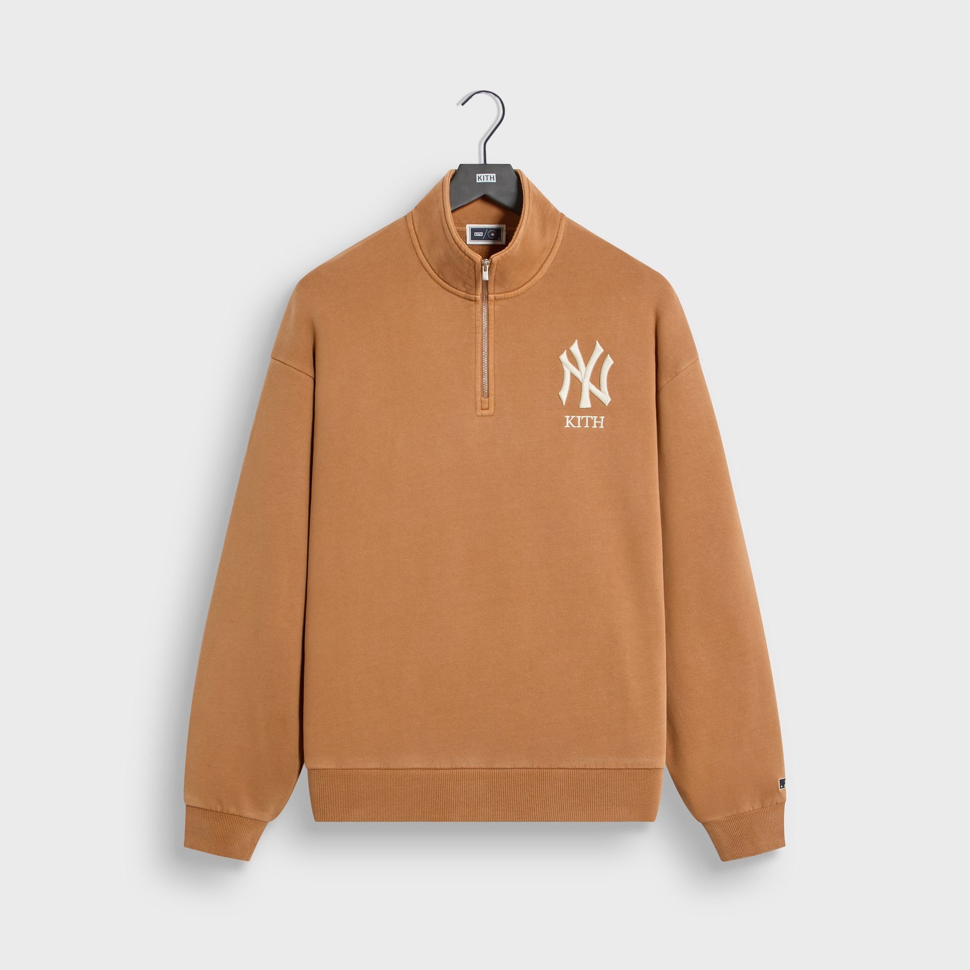 Kith for the New York Yankees Vintage Nelson Quarter Zip - Dusk