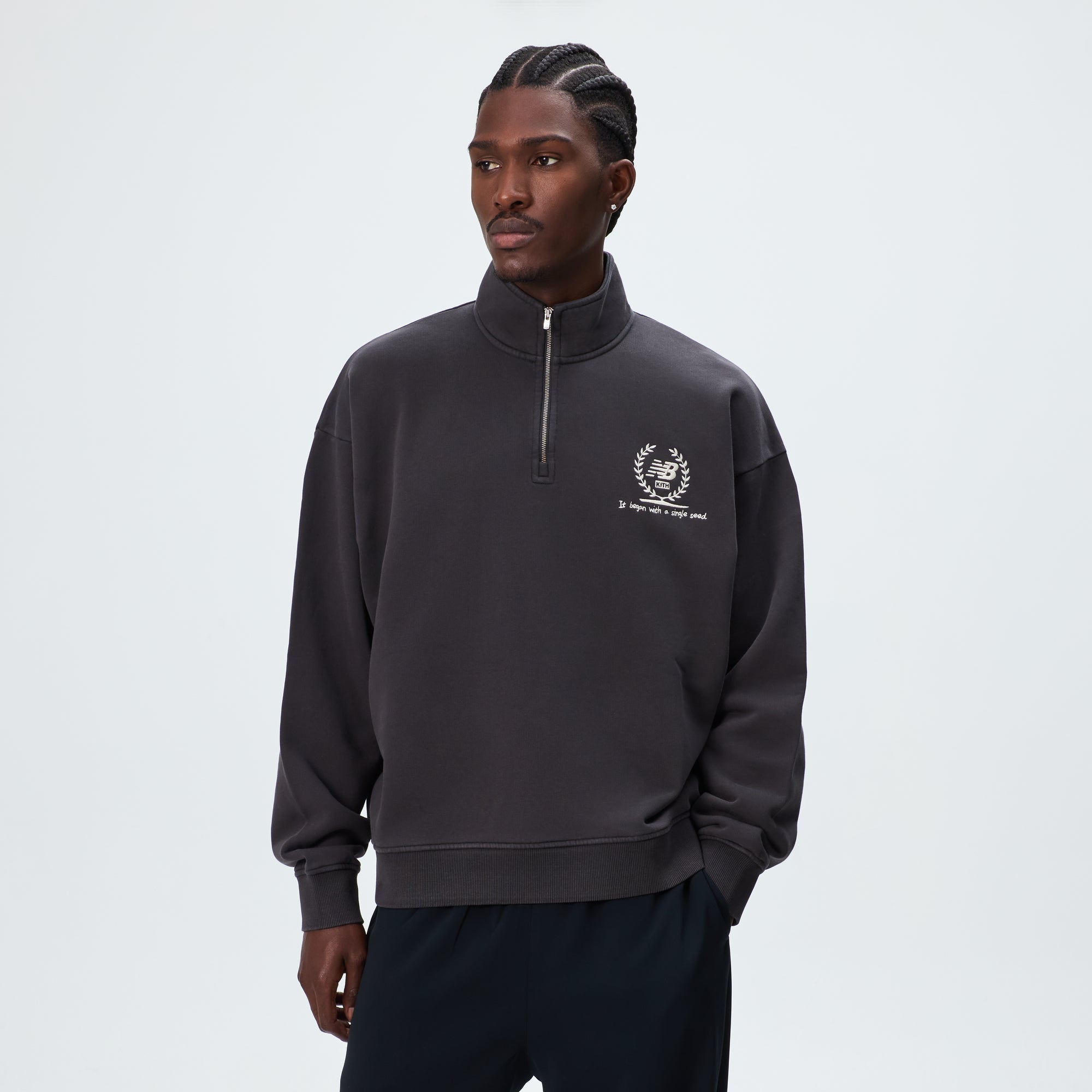 Kith & New Balance Nelson Quarter Zip - Nightfall – Kith Japan
