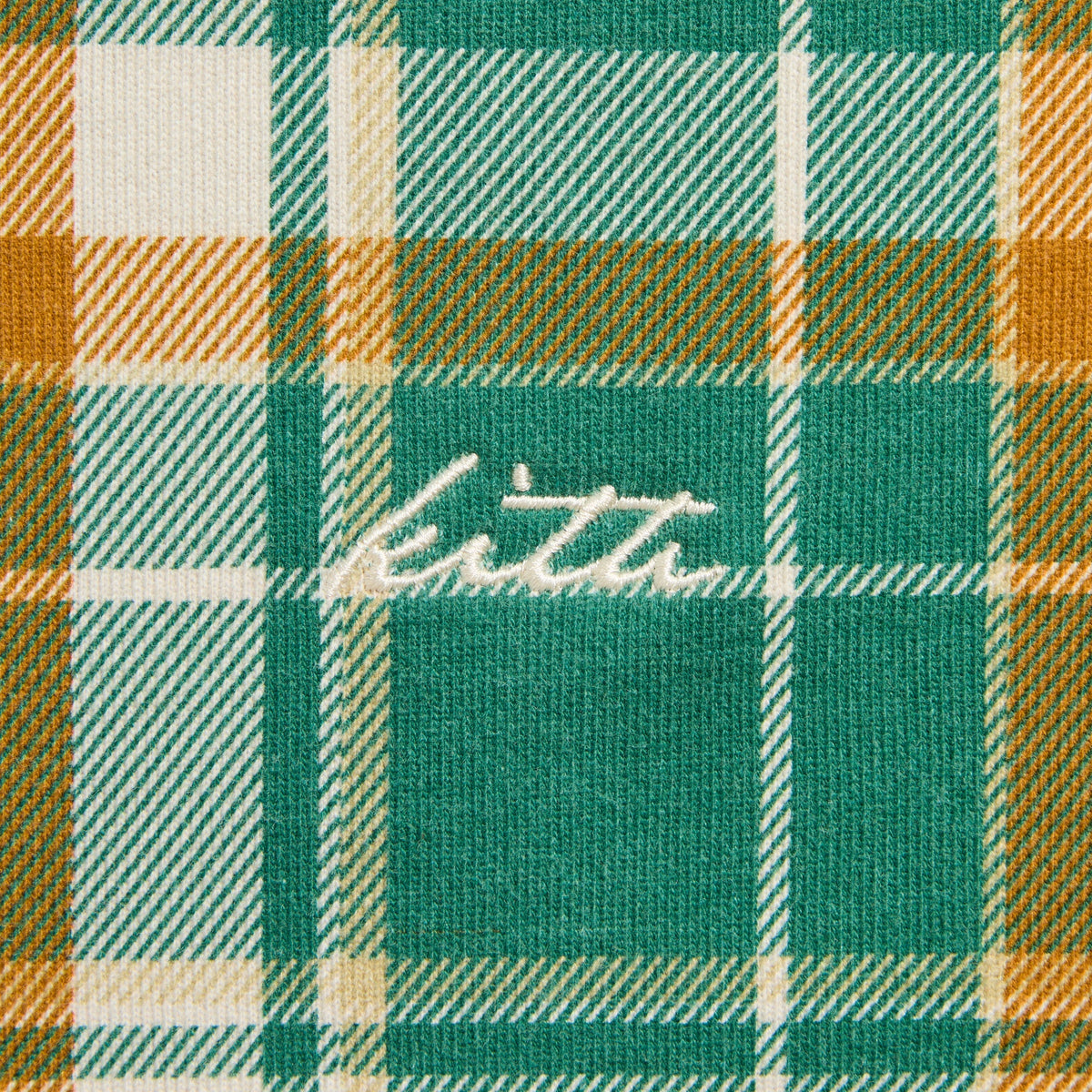 Kith Plaid Williams II Hoodie - Alpine