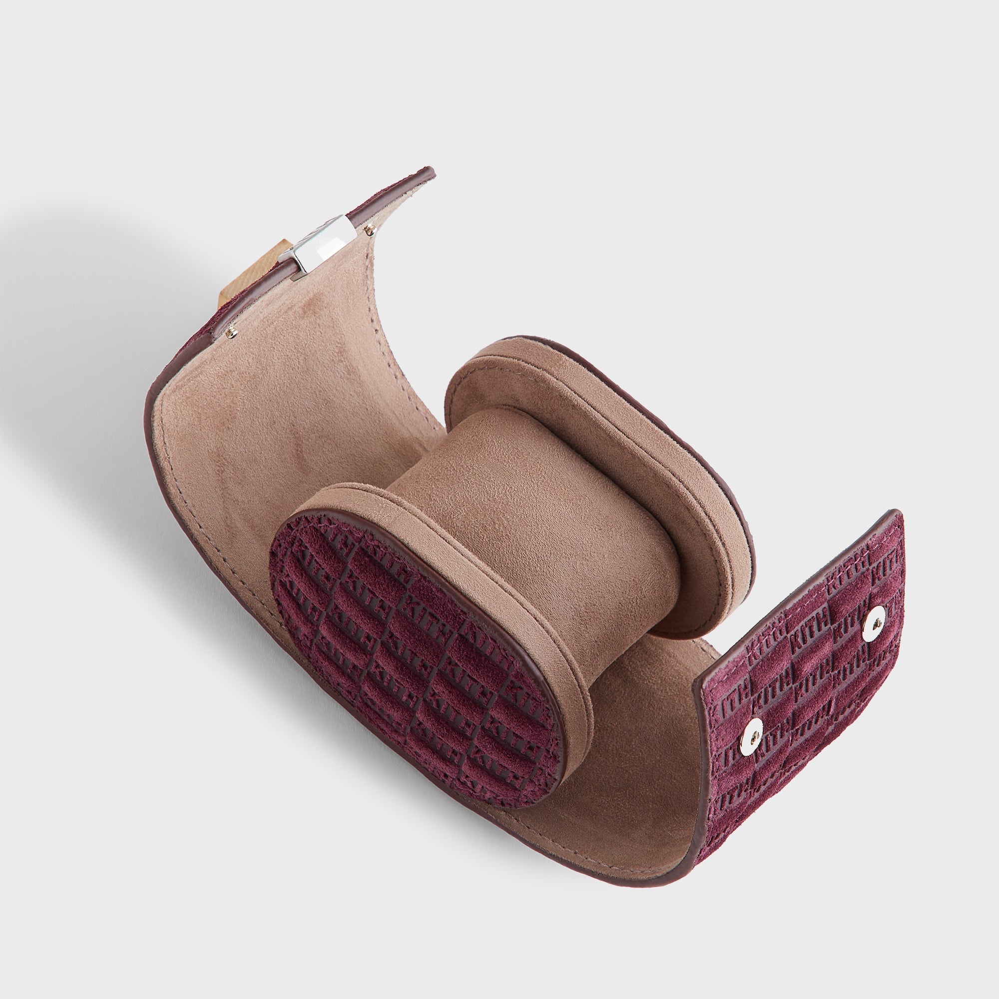 Kith Monogram Suede Leather Single Watch Roll - Magma – Kith Japan