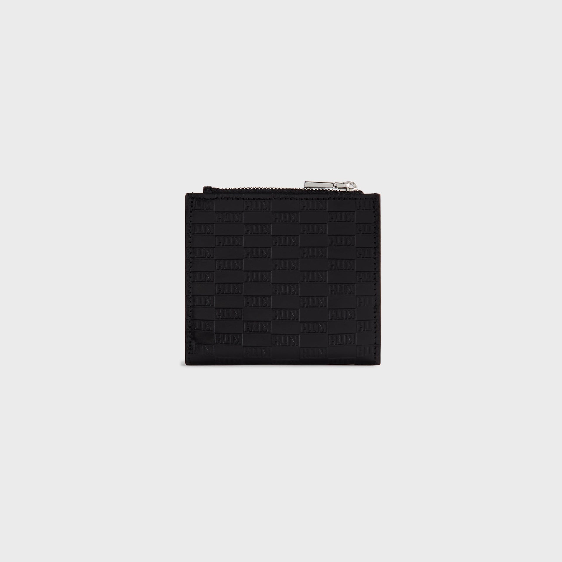 Kith Monogram Leather Snap Wallet - Black