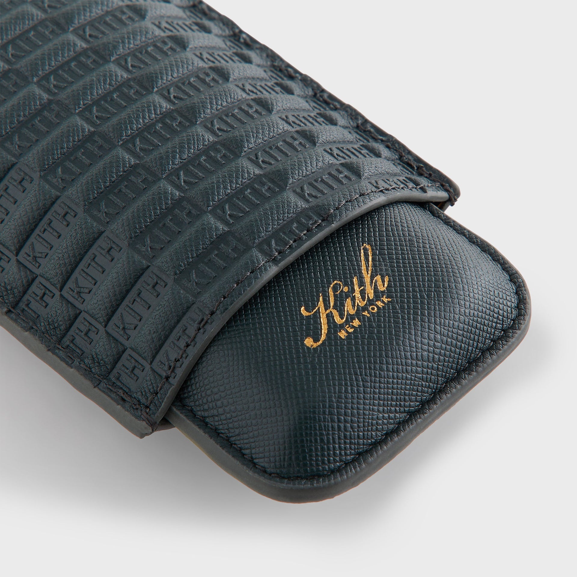 Kith Monogram Saffiano Leather Cigar Case - Stadium