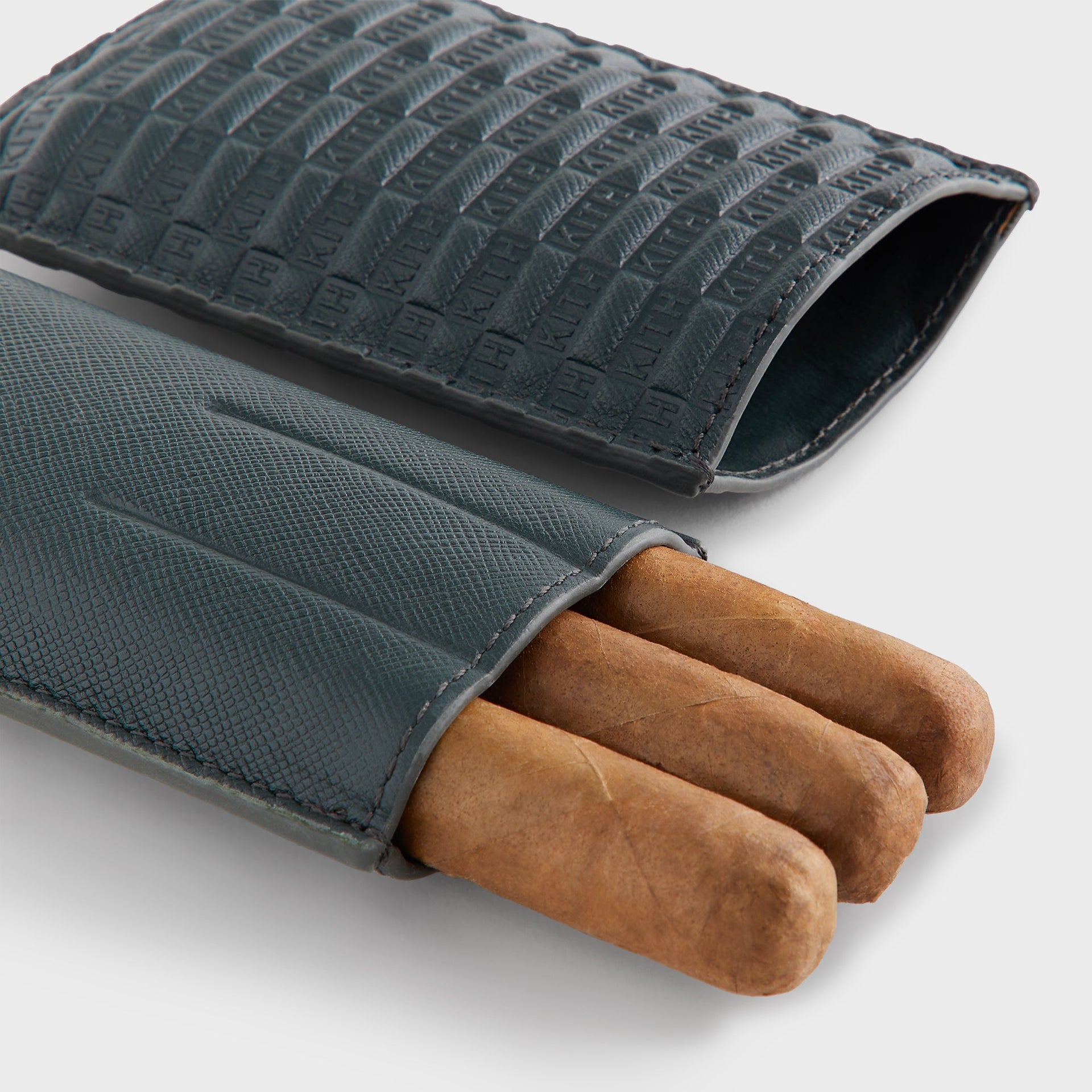 Kith Monogram Saffiano Leather Cigar Case - Stadium
