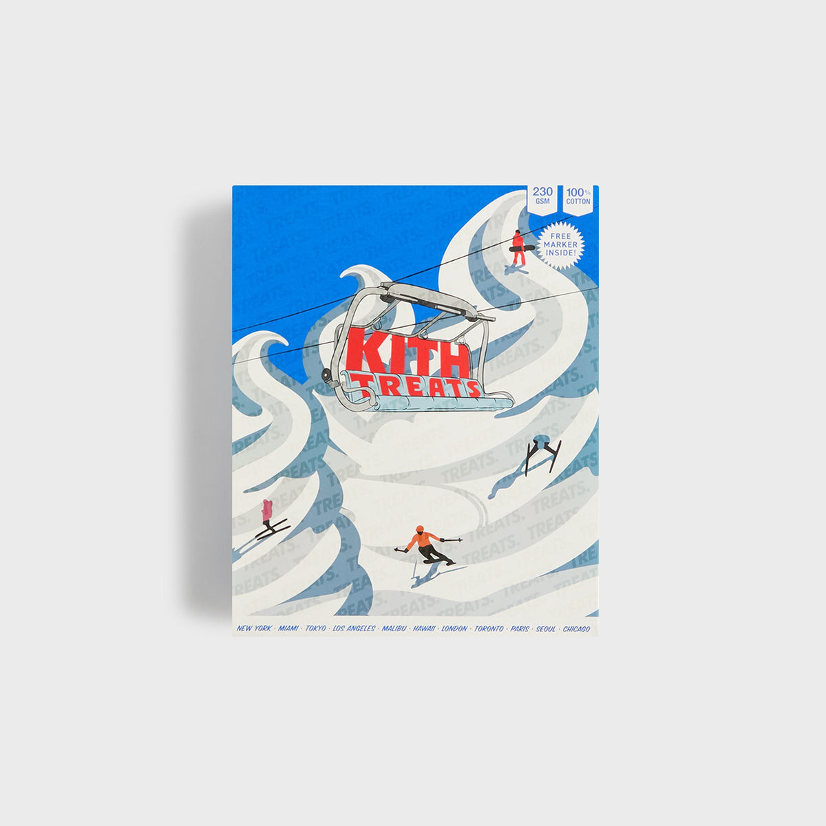 Kith Treats Ski Goggles Tee - White