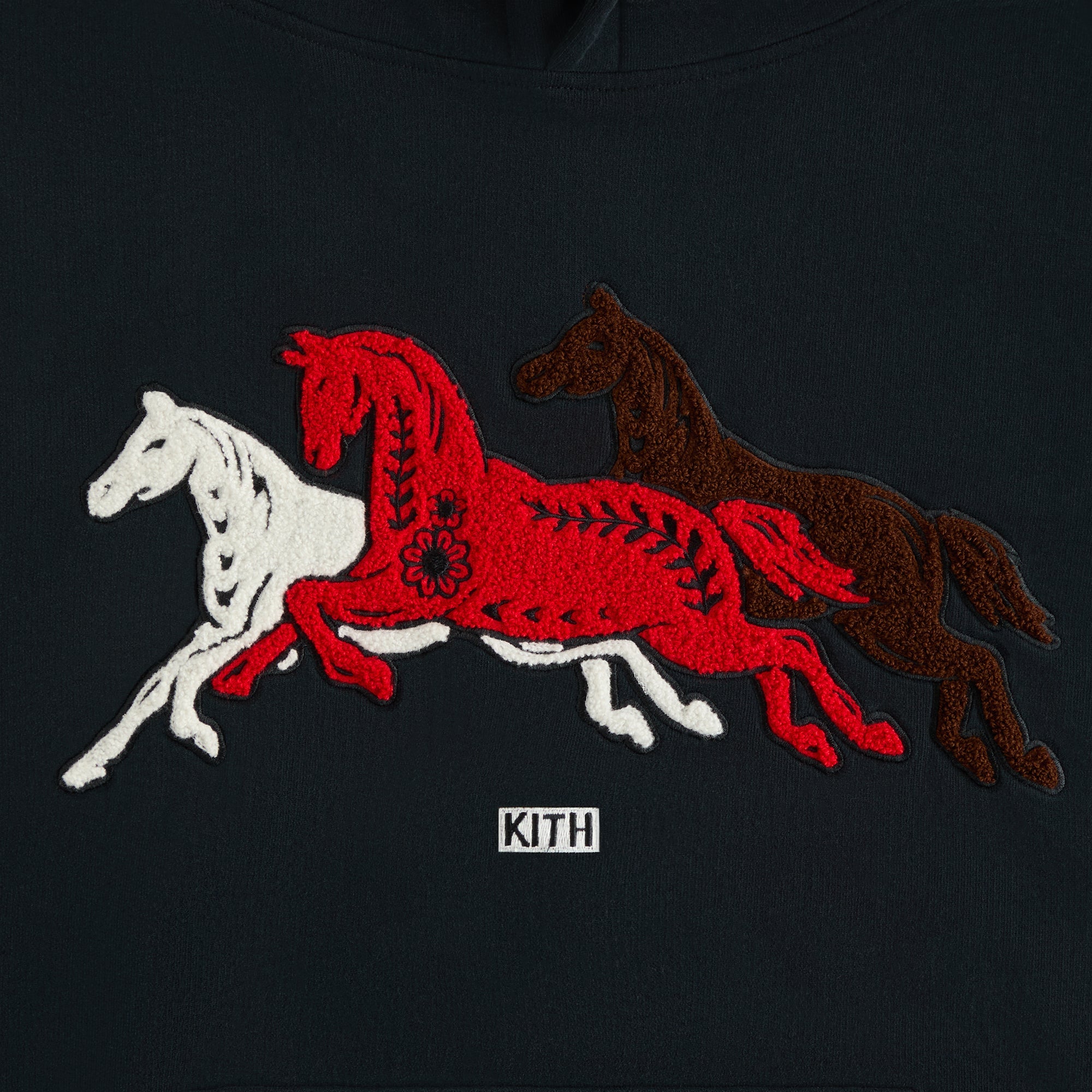 Kith Treats Stallion Nelson Hoodie - Black – Kith Japan