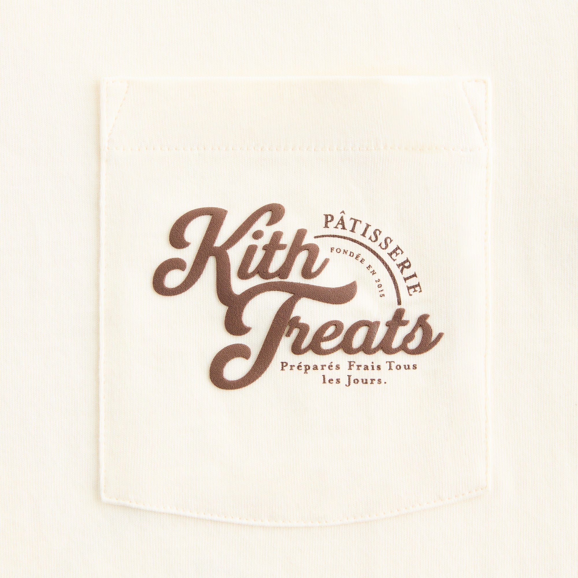 Kith Treats Croissant Long Sleeve Pocket Tee - Sandrift – Kith Japan