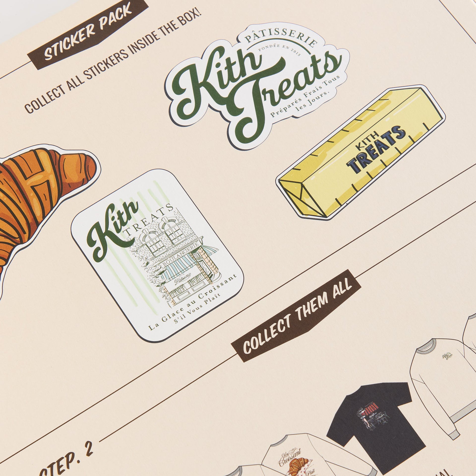 Kith Treats Store Front Nelson Crewneck - Sandrift