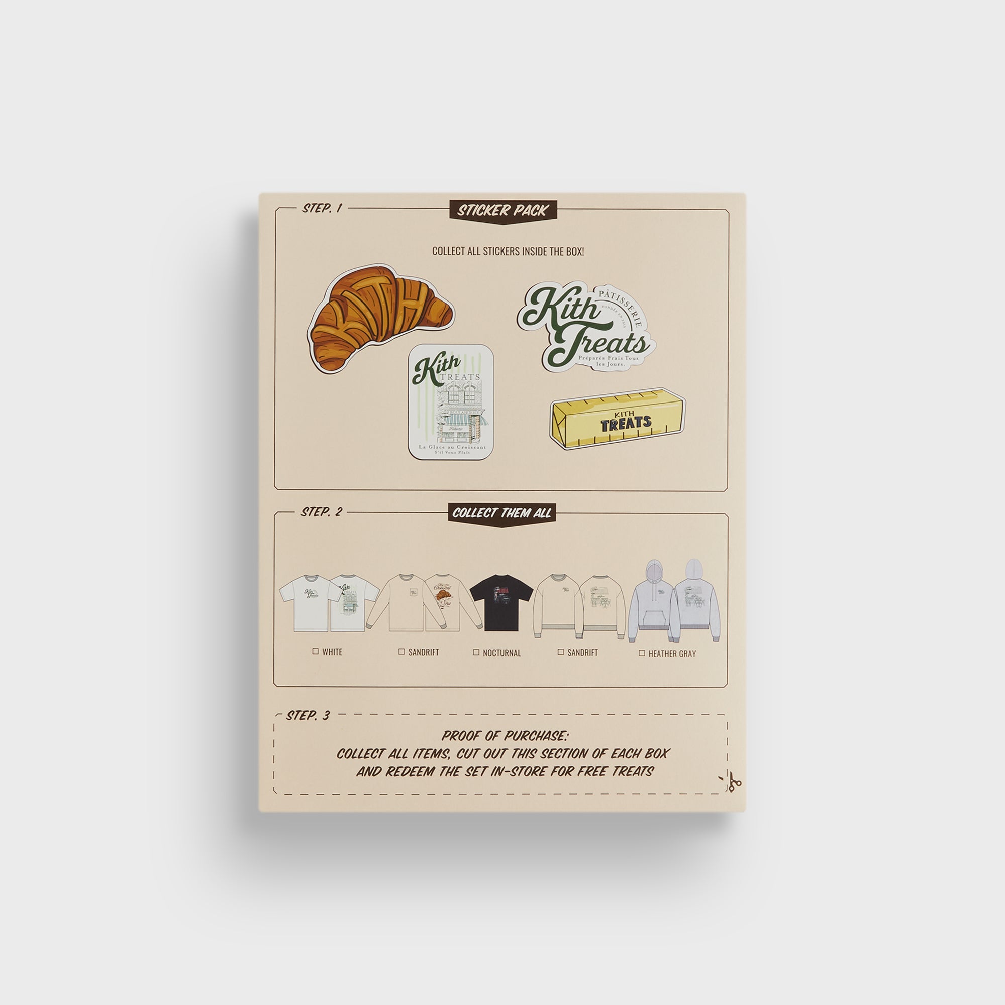 Kith Treats Store Front Williams III Hoodie - Light Heather Grey