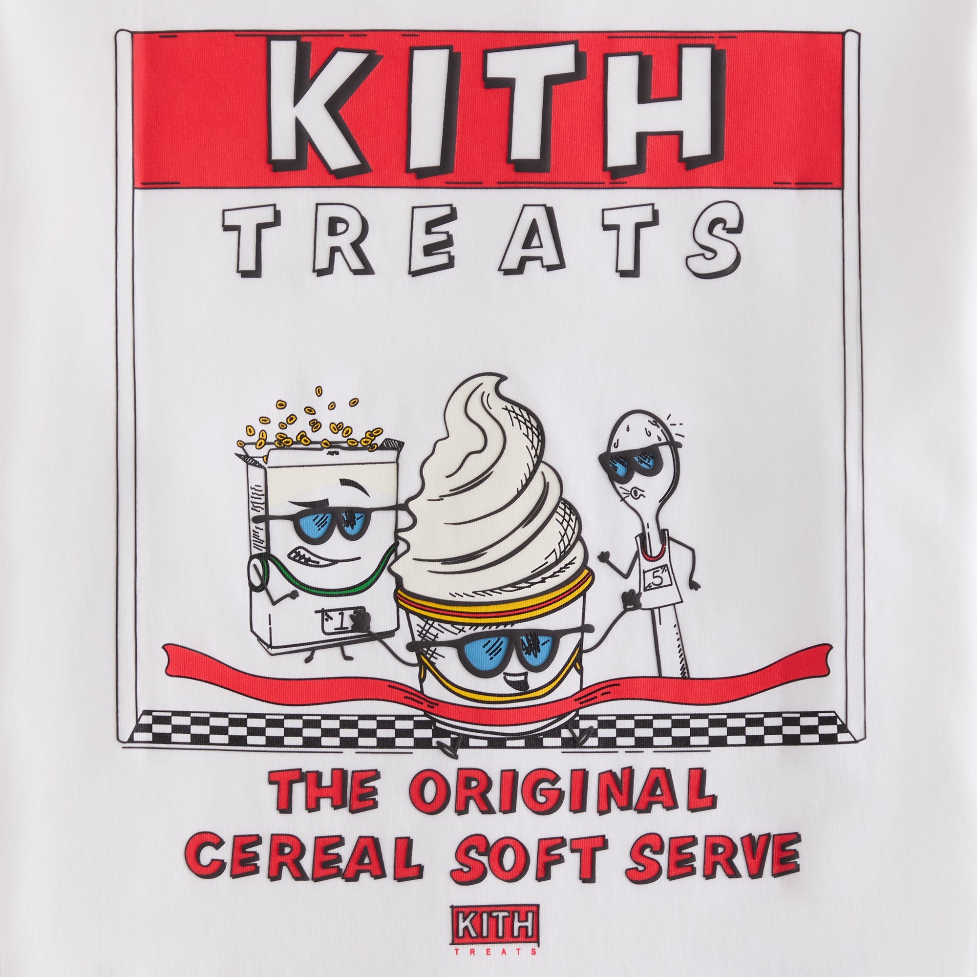 Kith Treats Finish Line Pocket Tee - White – Kith Japan