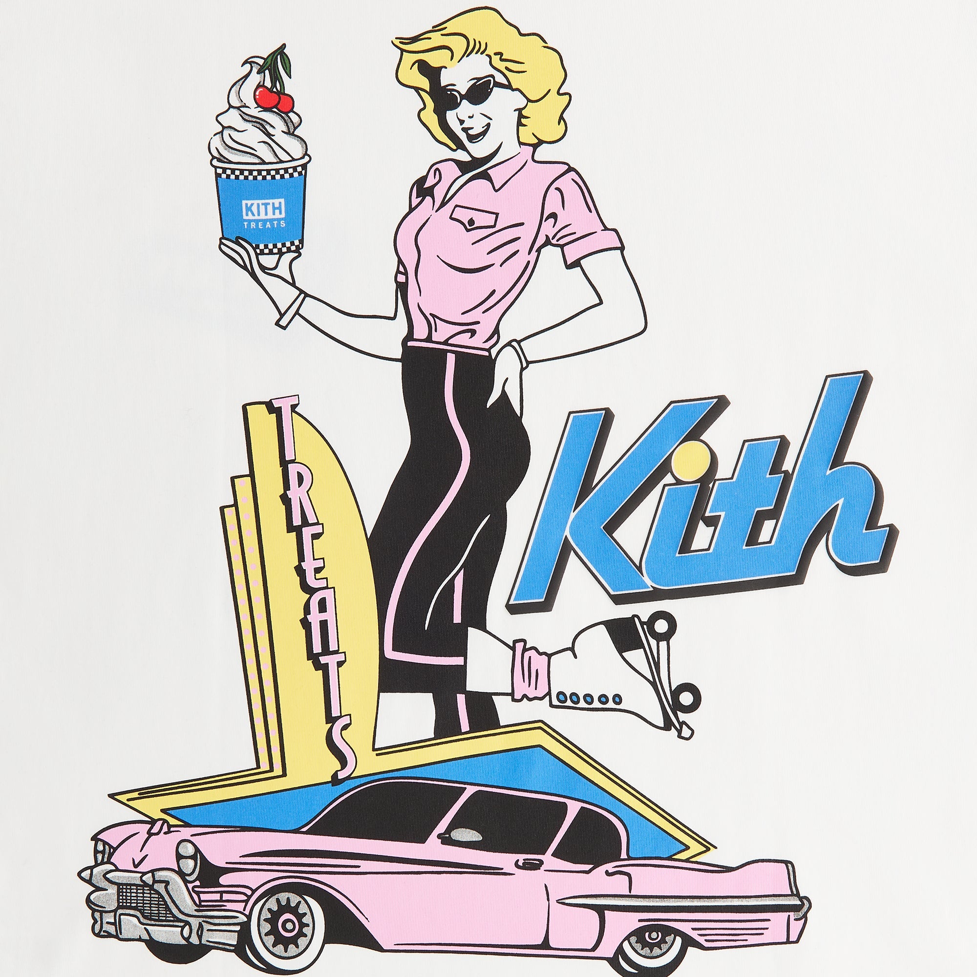 Kith Treats Diner Drive Thru Tee - White – Kith Japan