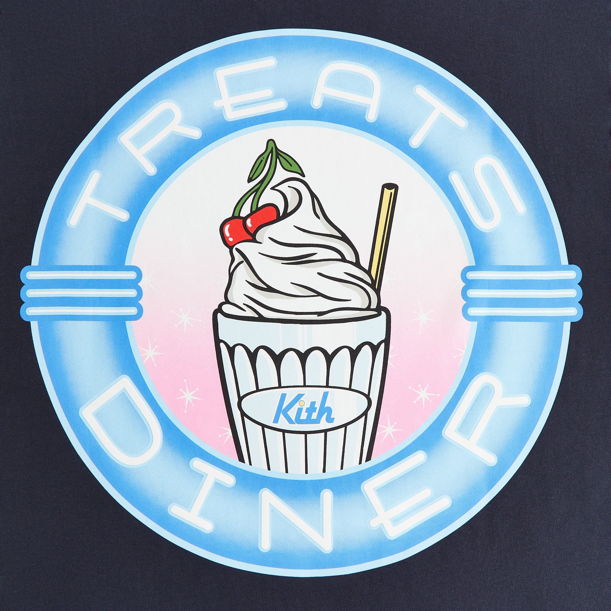 Kith Treats Diner Milkshake Tee - Nocturnal – Kith Japan