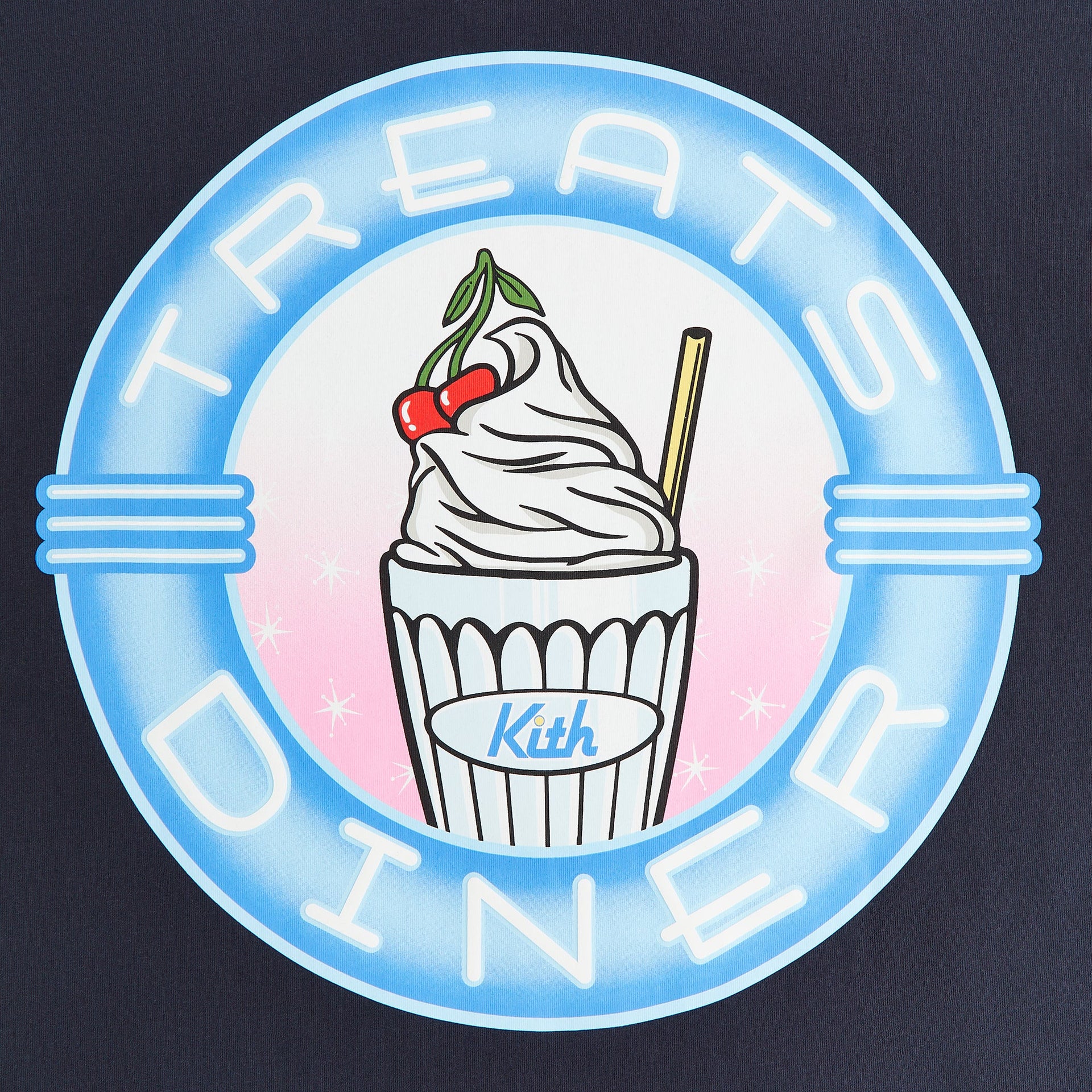 Kith Treats Diner Milkshake Tee - Nocturnal