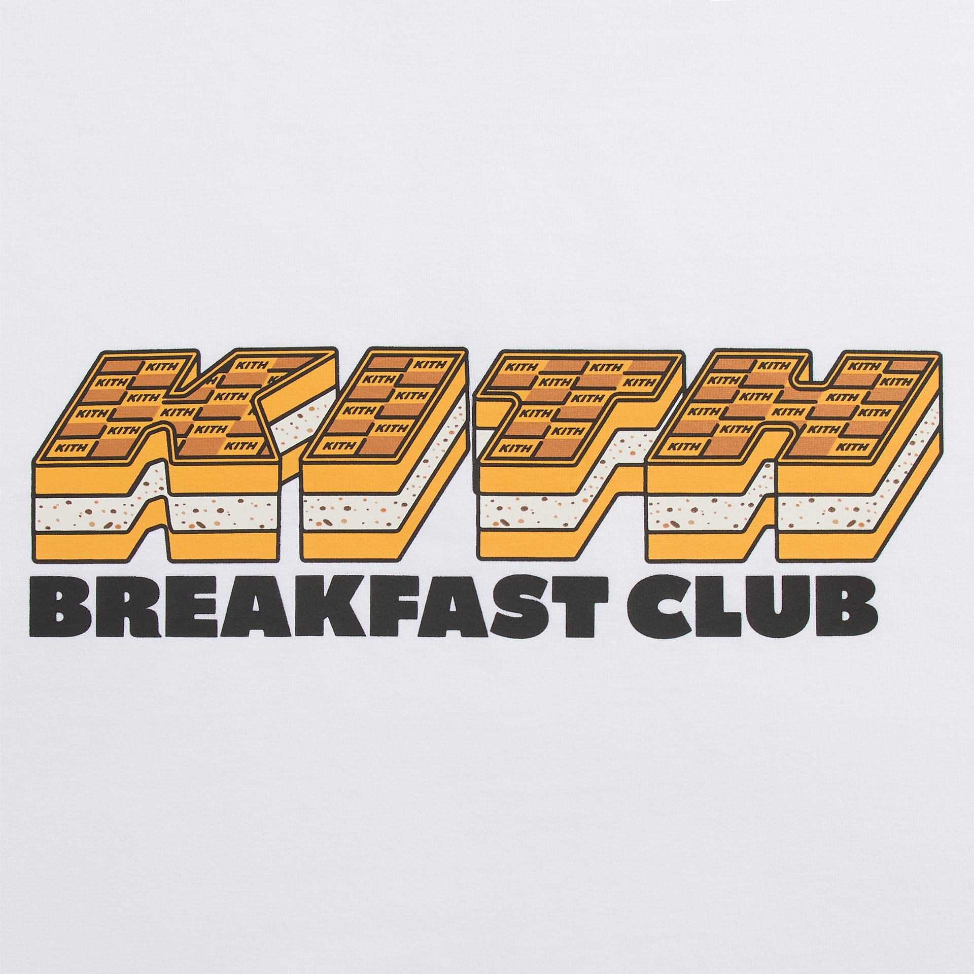 Kith Treats Waffle Tee - White