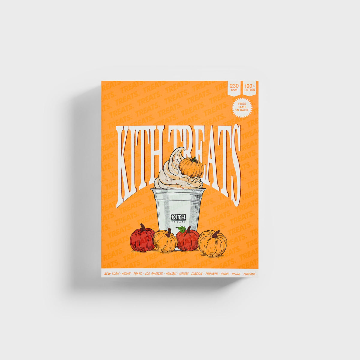 Kith Treats Pumpkin Harvest Pocket Tee - Sandrift