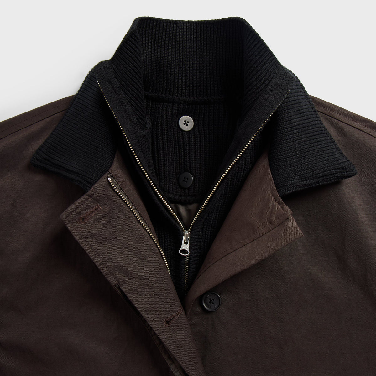 Kith Women Niall Sweater Layered Coat - Incognito