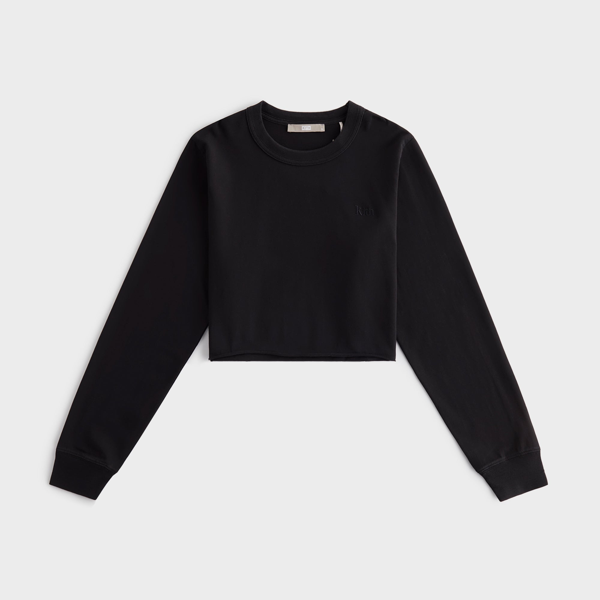 Kith Women Lucy Cropped Long Sleeve II Tee - Mass – Kith Japan