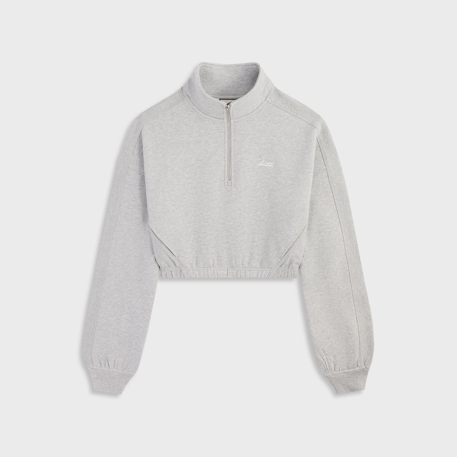 Kith Women Blair Quarter Zip - Cool Heather Grey