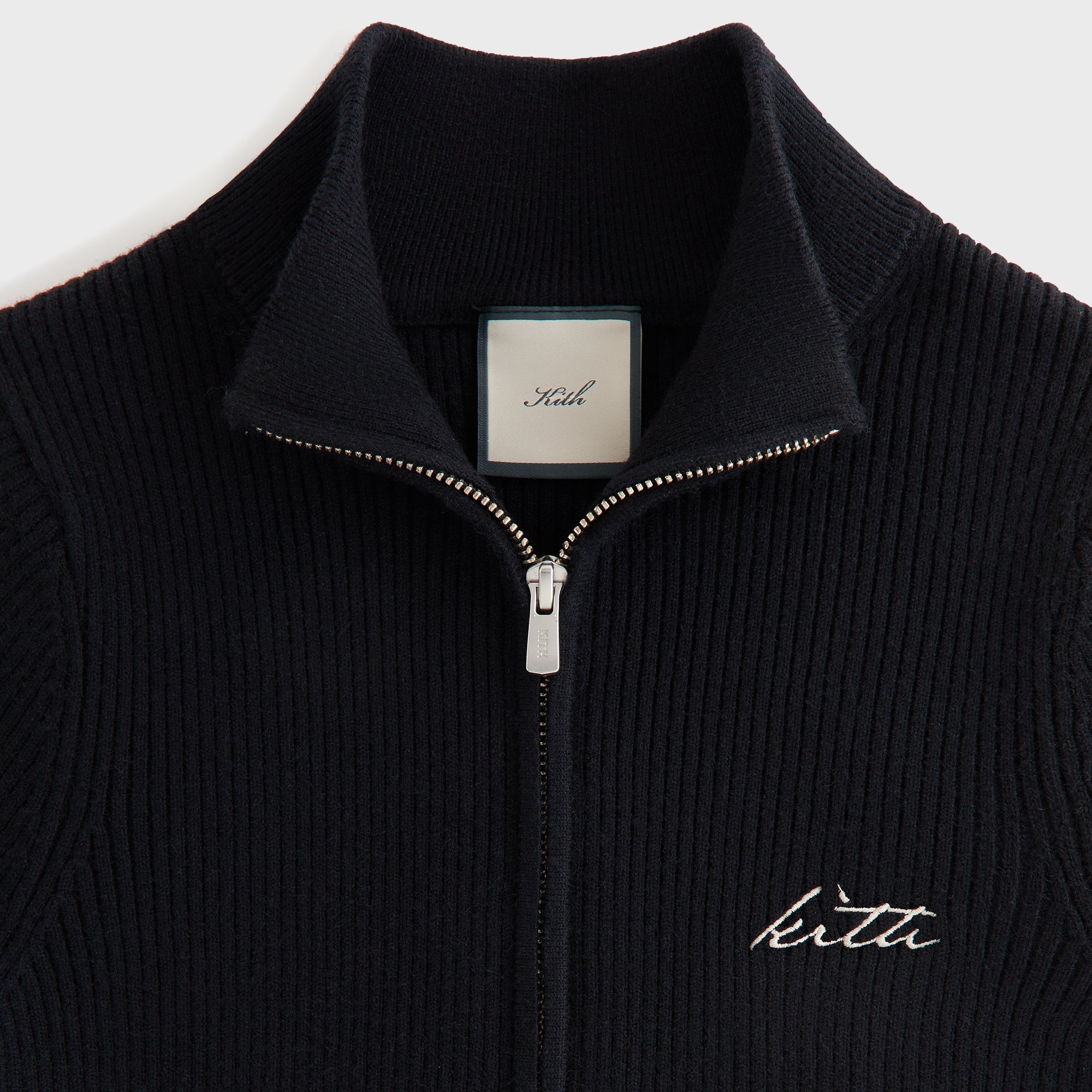 Kith Women Ina Sweater Track Zip - Black – Kith Japan