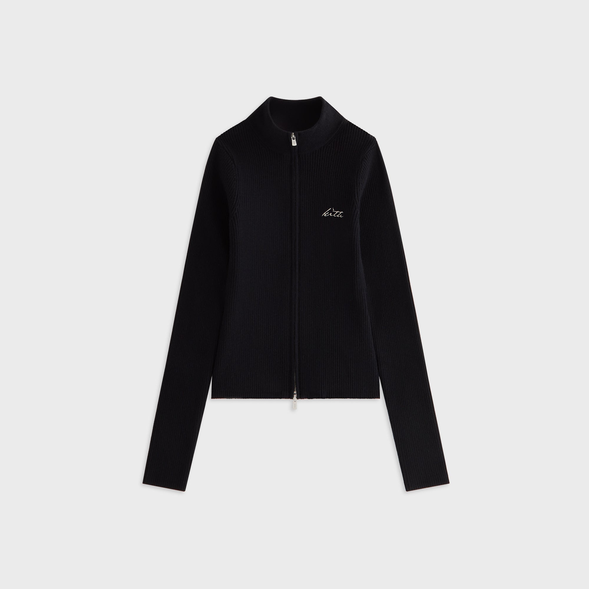 Kith Women Ina Sweater Track Zip - Black – Kith Japan
