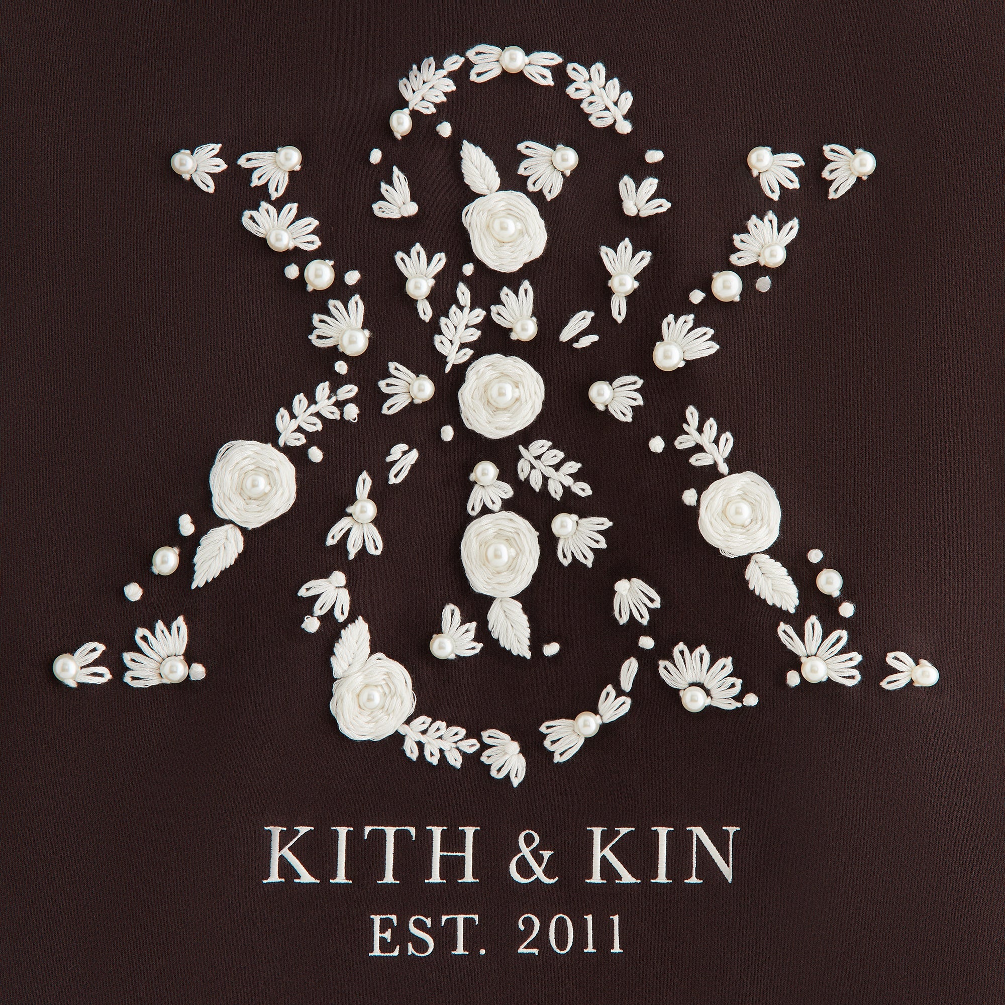 Kith Women Maverick Pearl Crest Hoodie - Incognito – Kith Japan