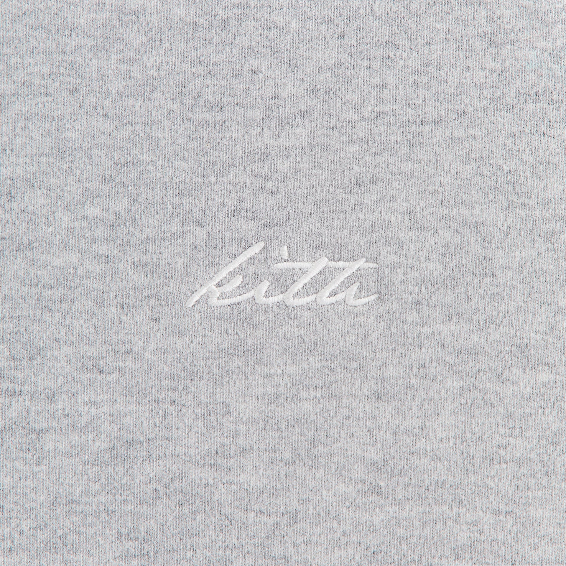Kith Women Isley Mockneck Crewneck - Cool Heather Grey