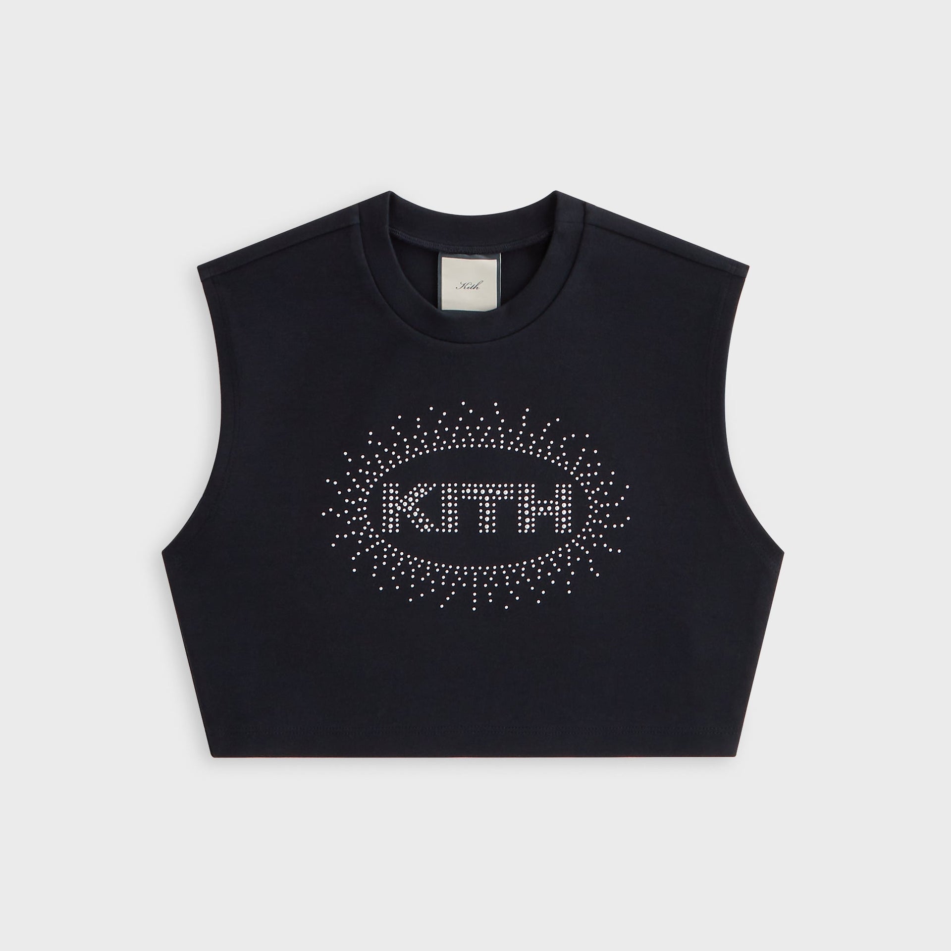 Lisa for Kith Women Carsyn Cropped Muscle Tank - Black